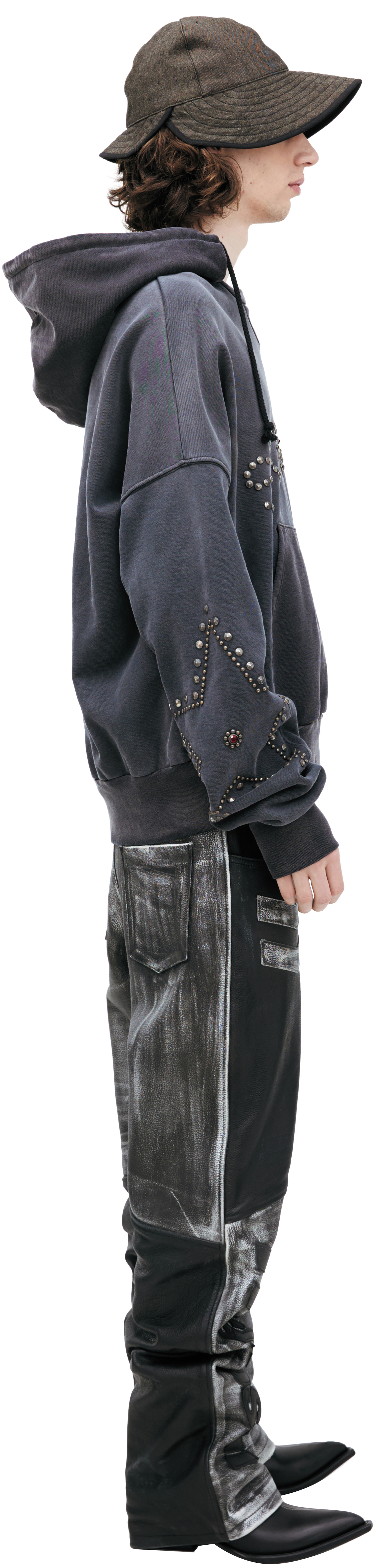 Satoshi Nakamoto Hoodie with a rhinestone logo