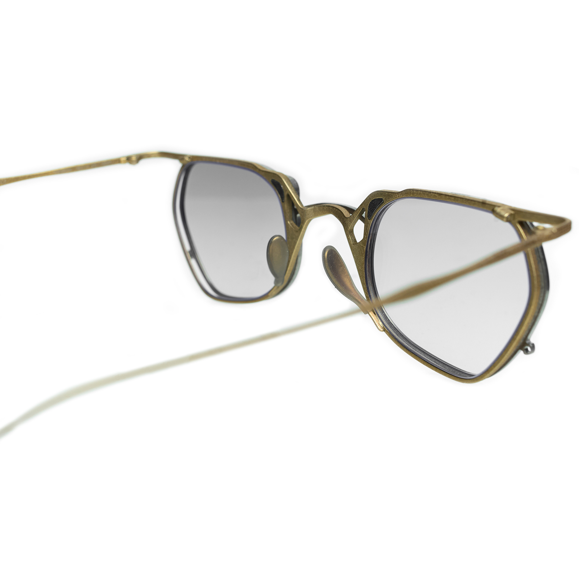 The Viridi-Anne Очки-RG1999TVA/A-ANTIQUE COLDxTITANIUM двойные,тонкая оправа цвет титан/золото