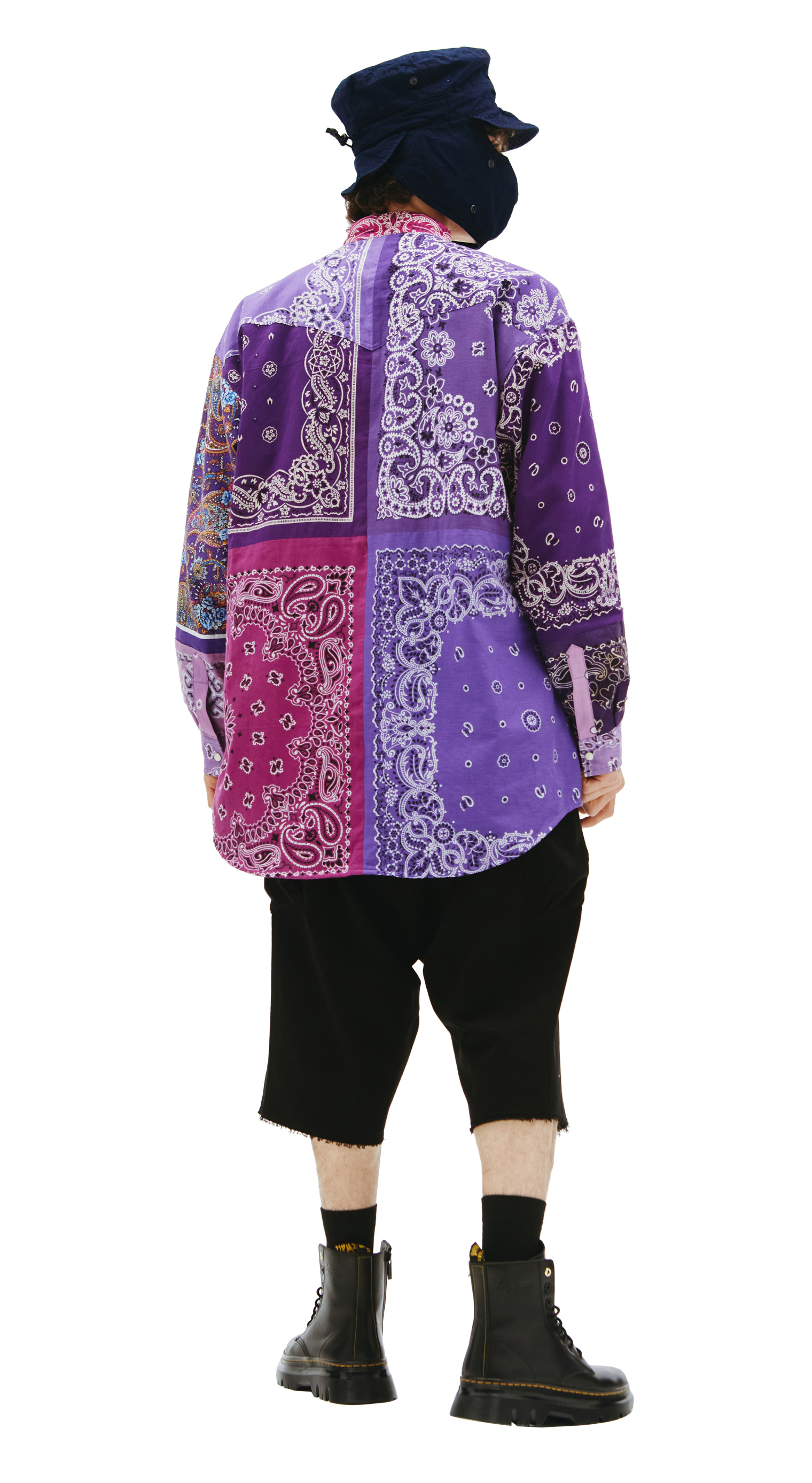 Children of the discordance Bandana patchwork shirt