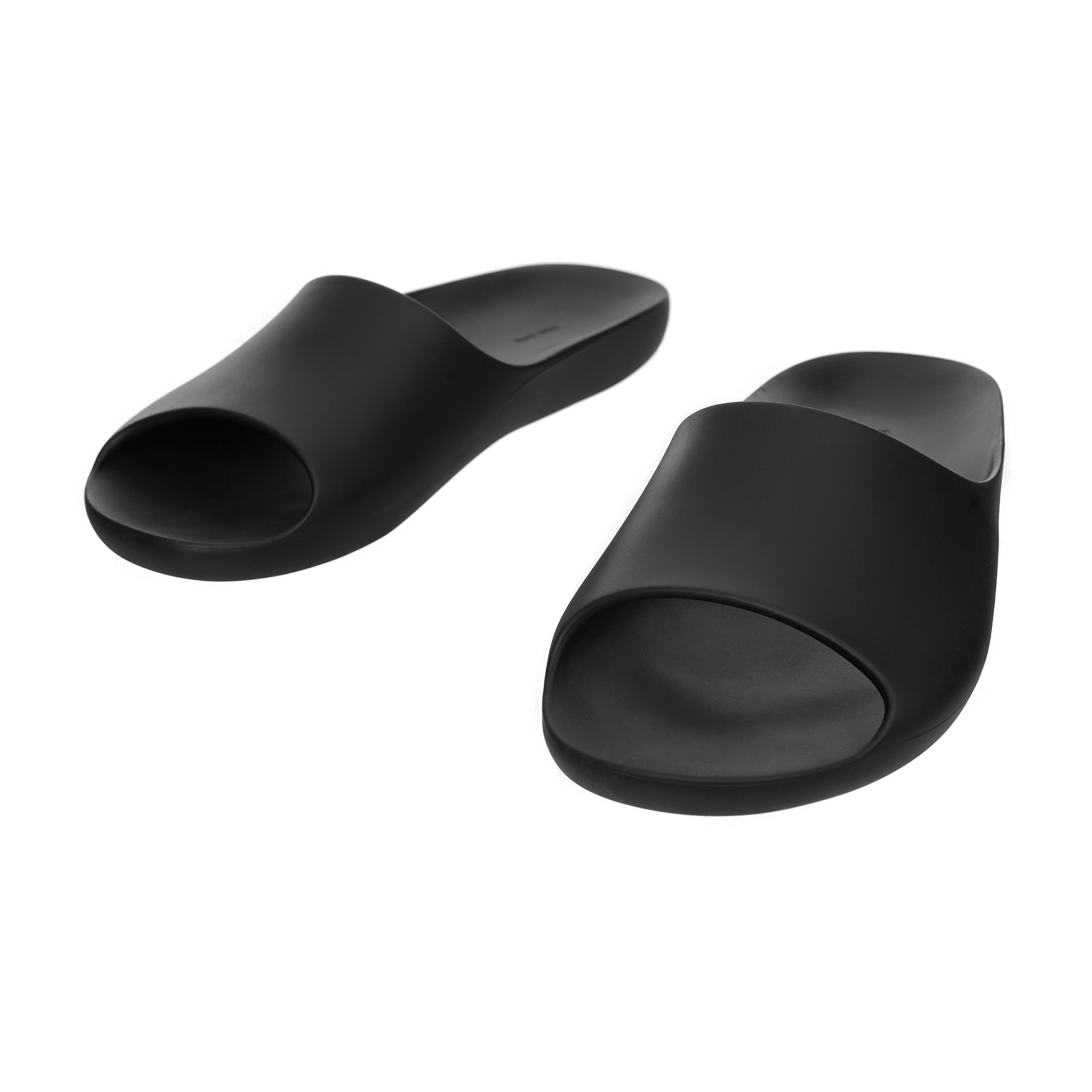 The Row Black slippers