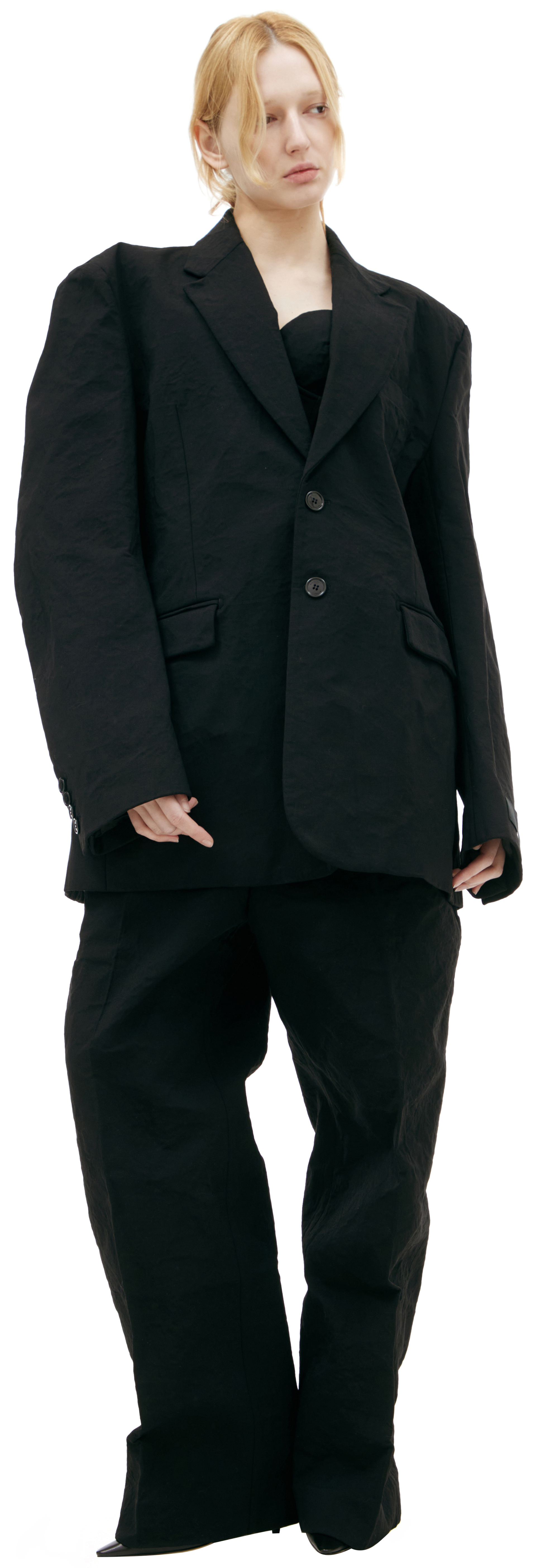 VETEMENTS Jacket with crumpled effect