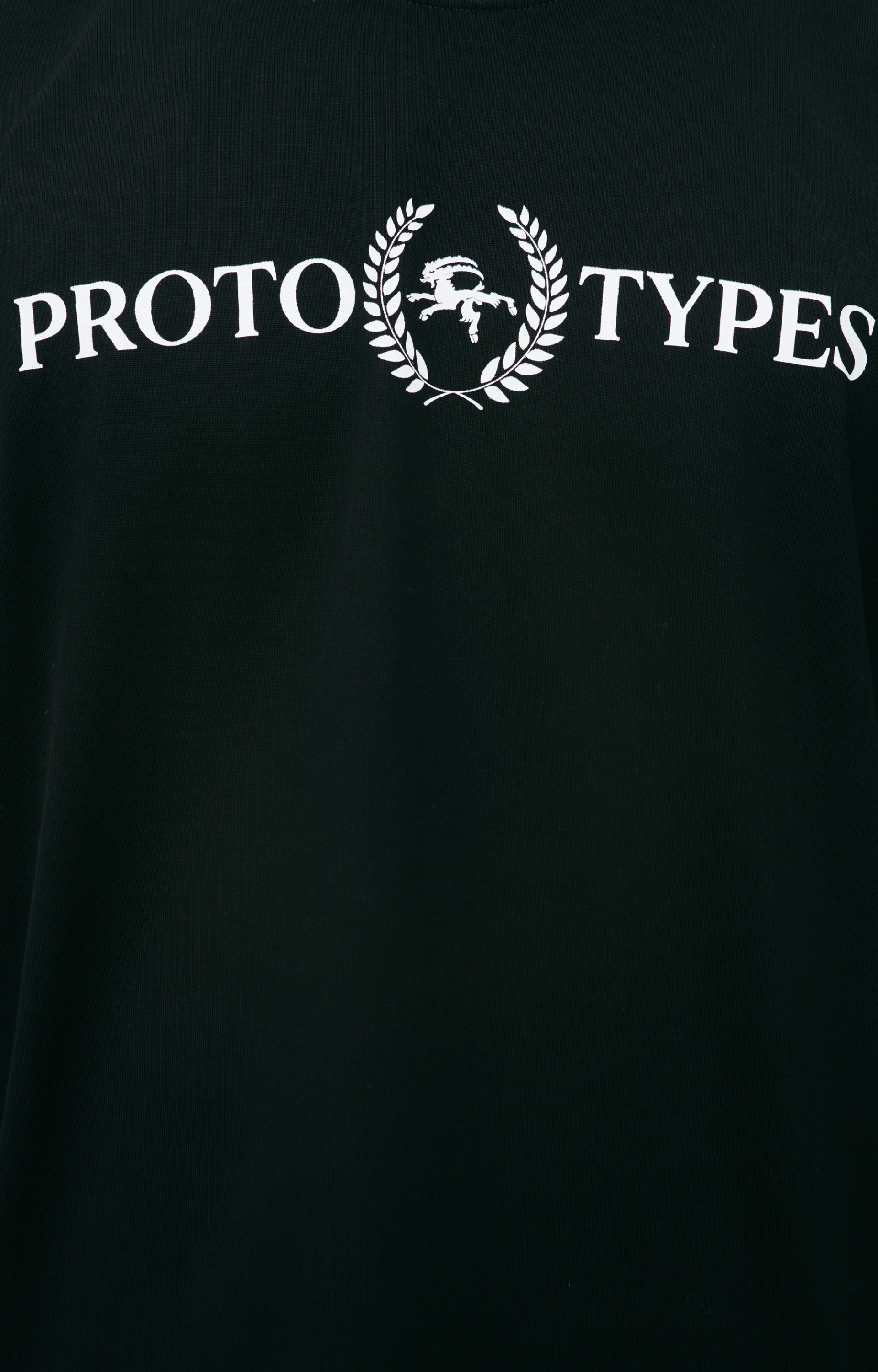 PROTOTYPES Black logo T-shirt