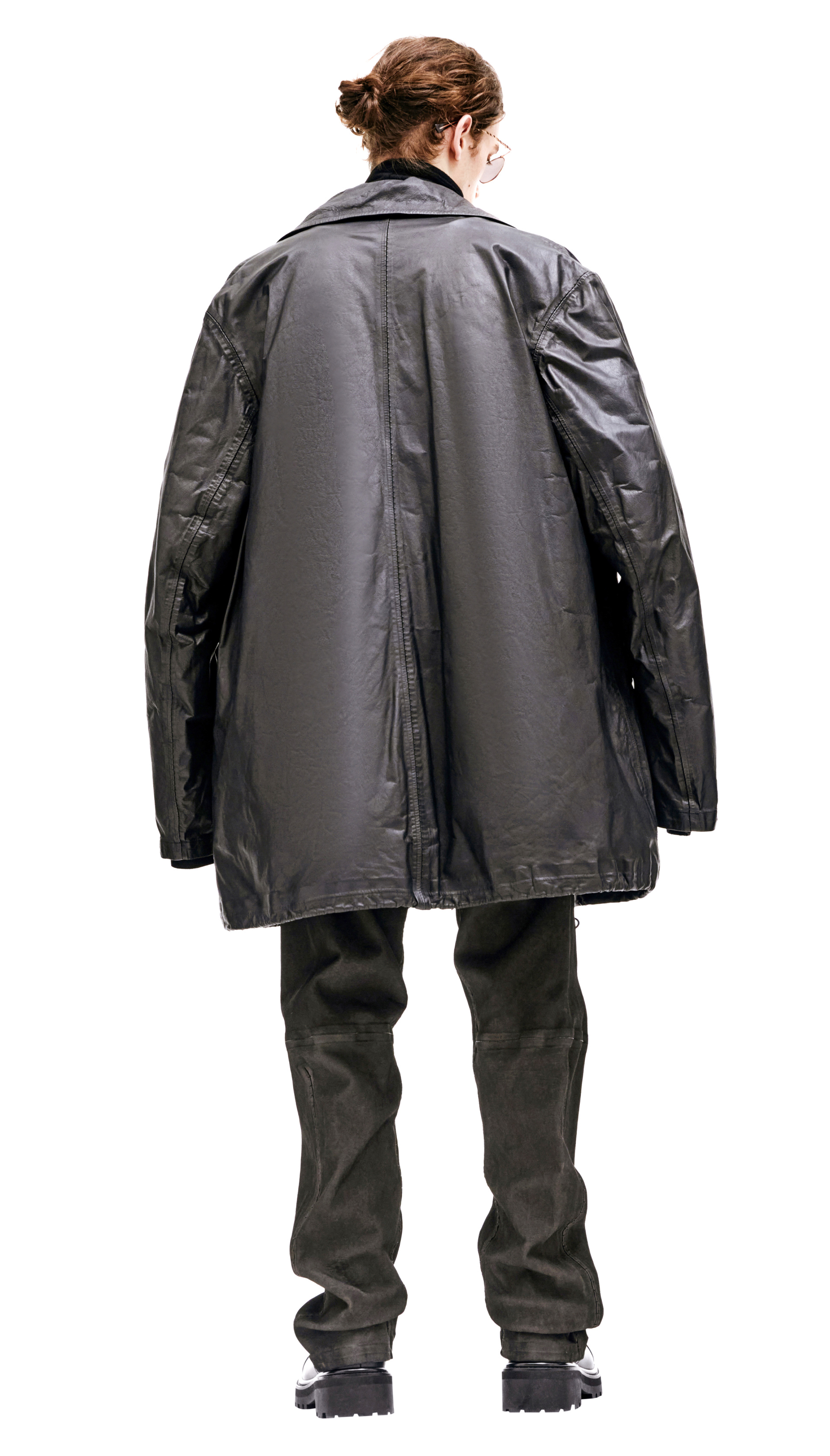 Isaac Sellam Reflective Leather Detorne Jacket