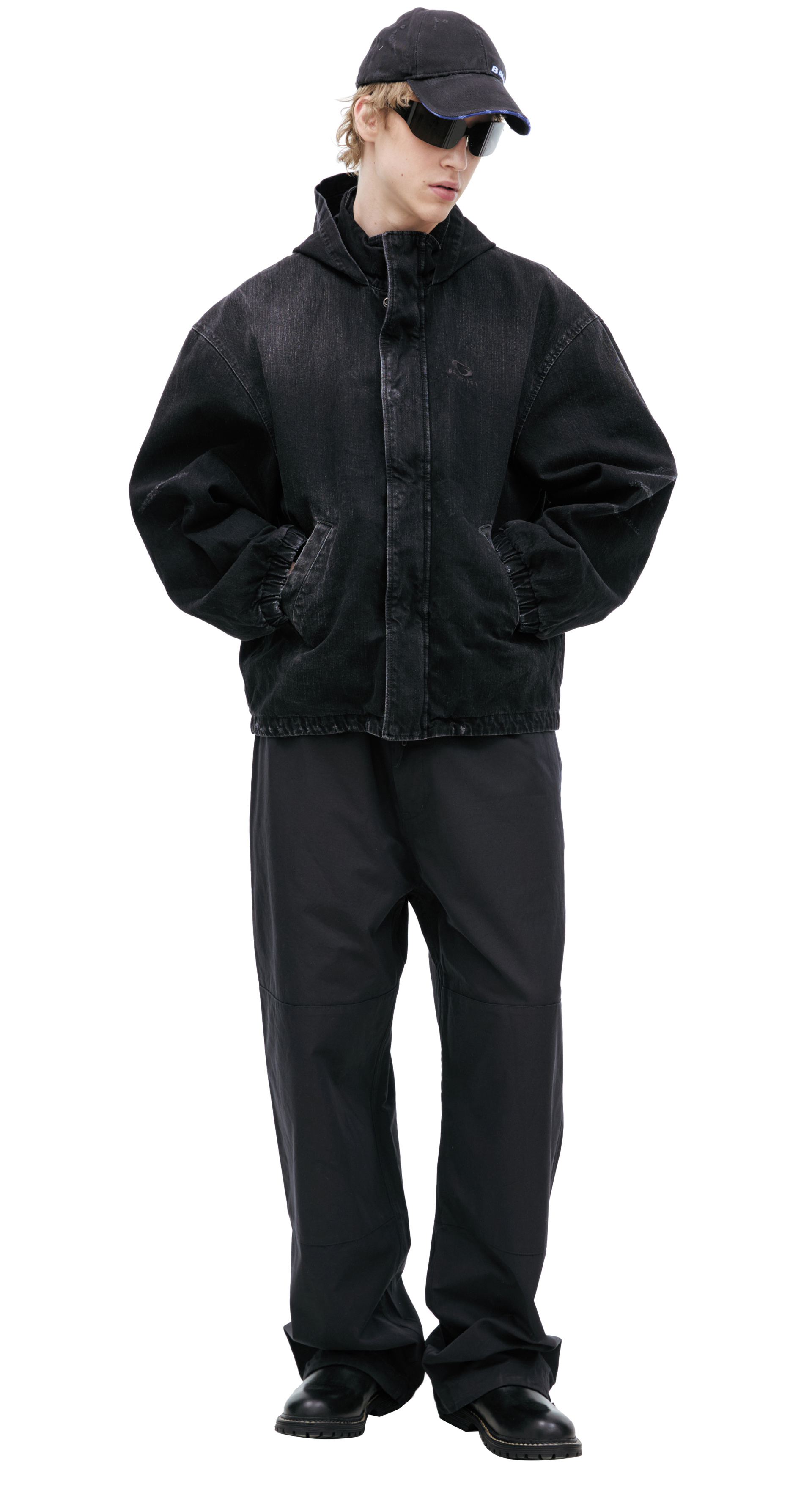 Balenciaga Black logo jacket