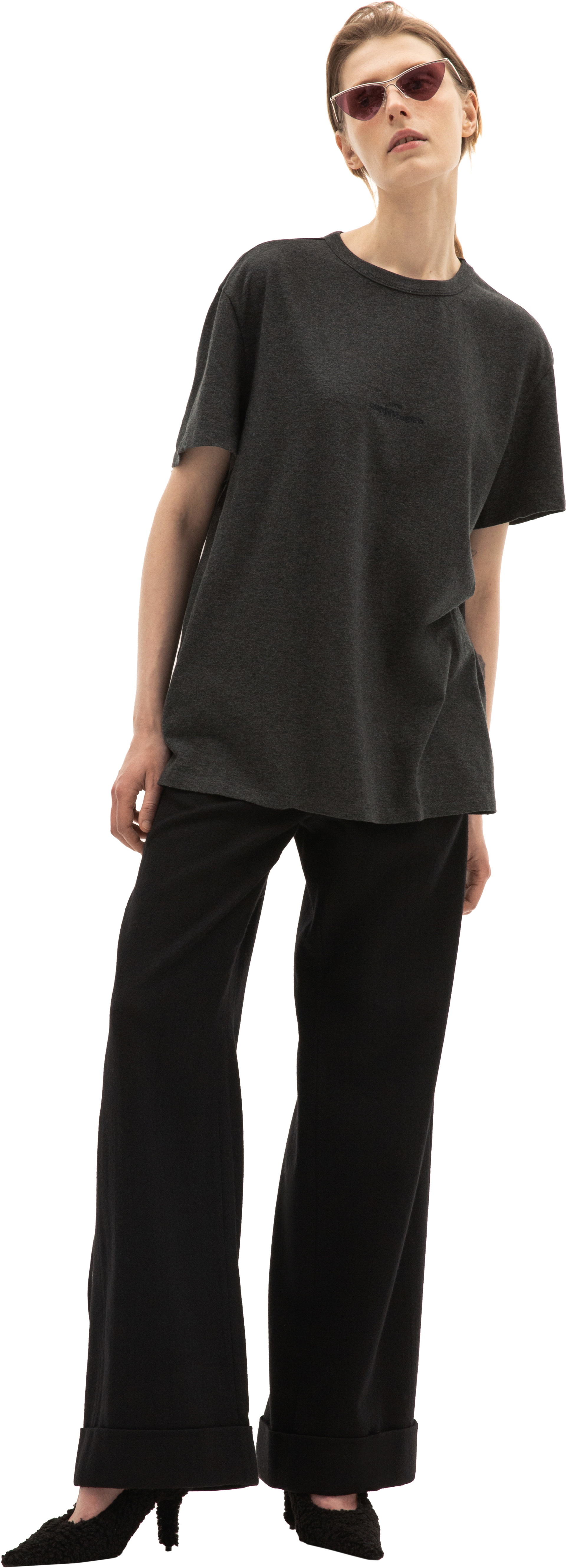 Maison Margiela Dark Grey Logo T-Shirt