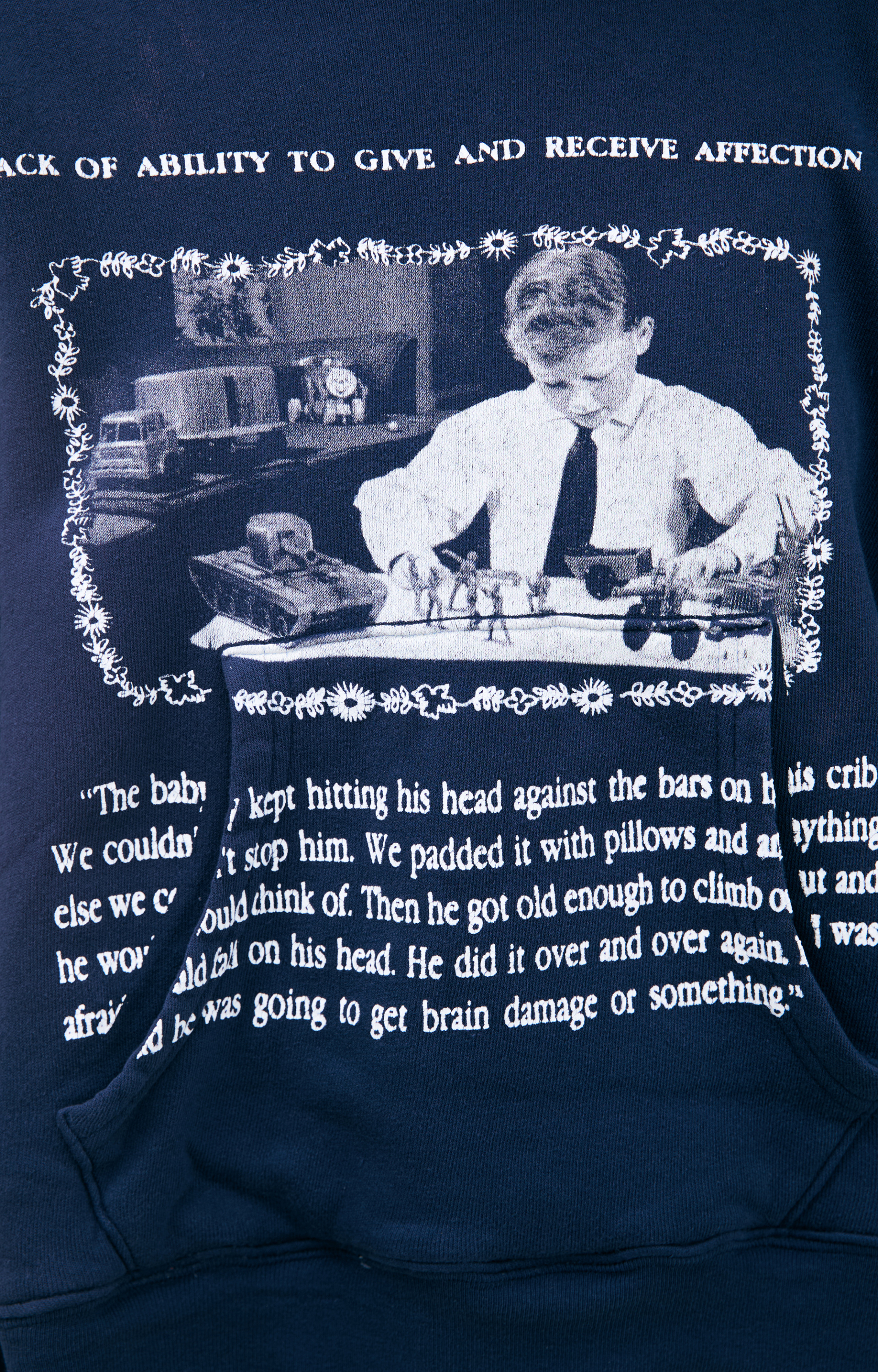 Enfants Riches Déprimés Blue printed sweatshirt