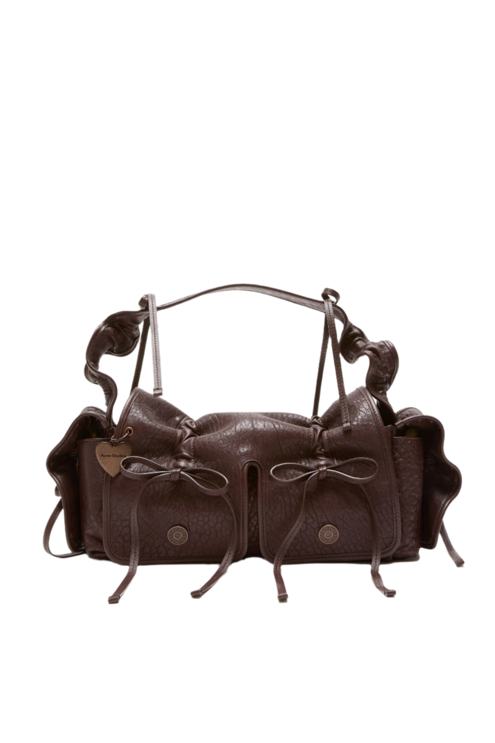 Acne Studios Multipocket Grained Leather Bag