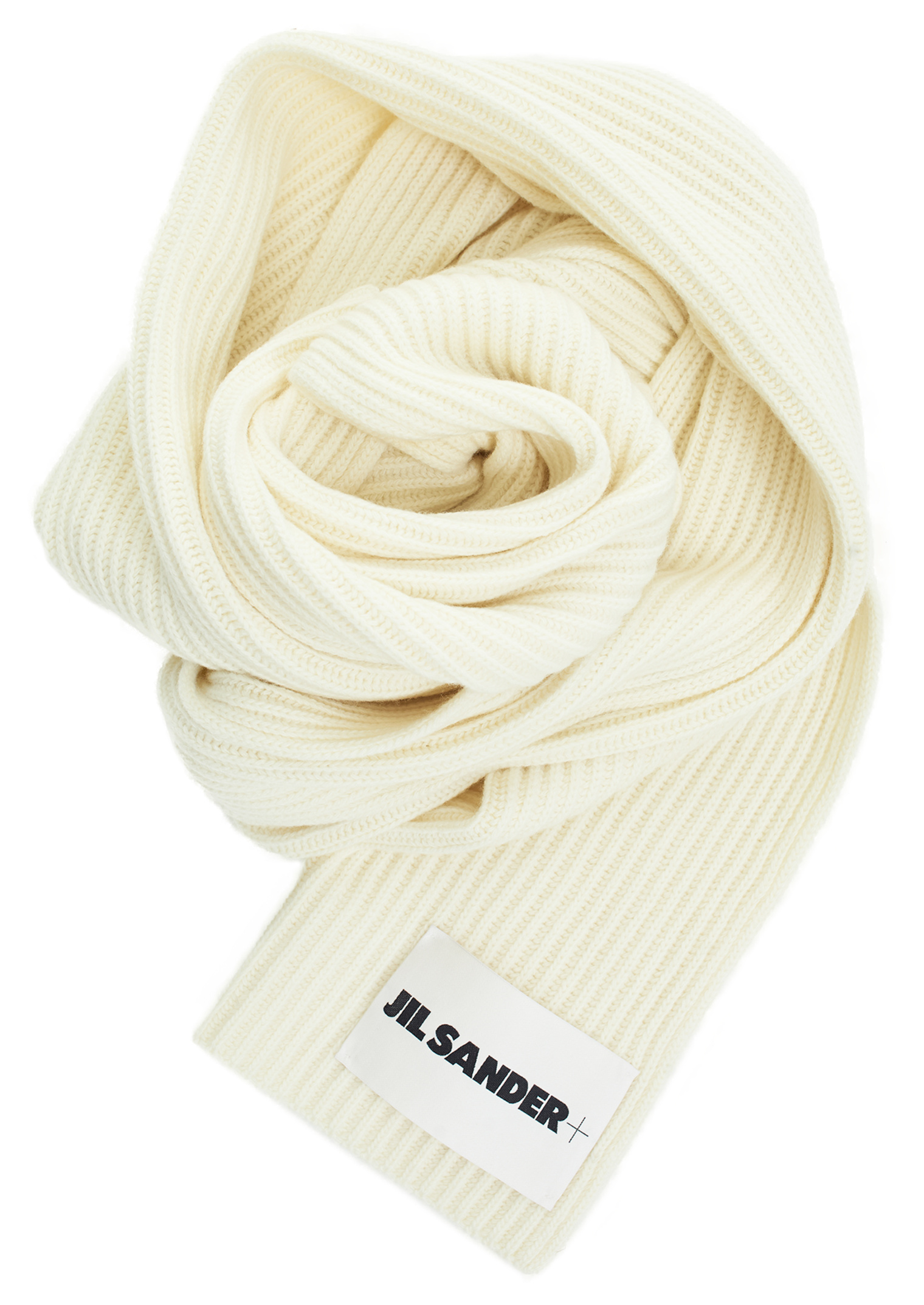 Jil Sander Coarse-knit wool scarf