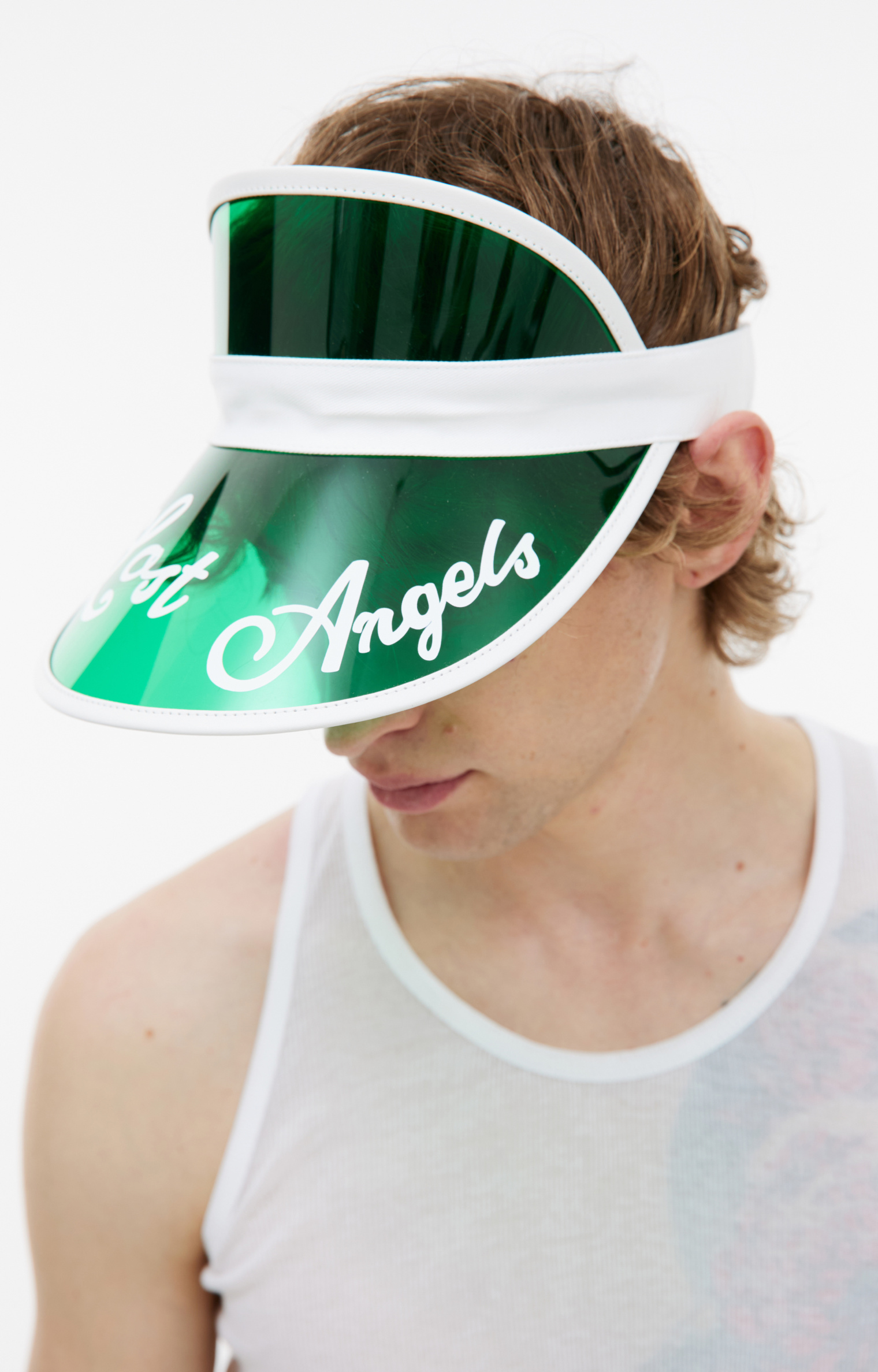 Saint Mxxxxxx Green visor sun cap