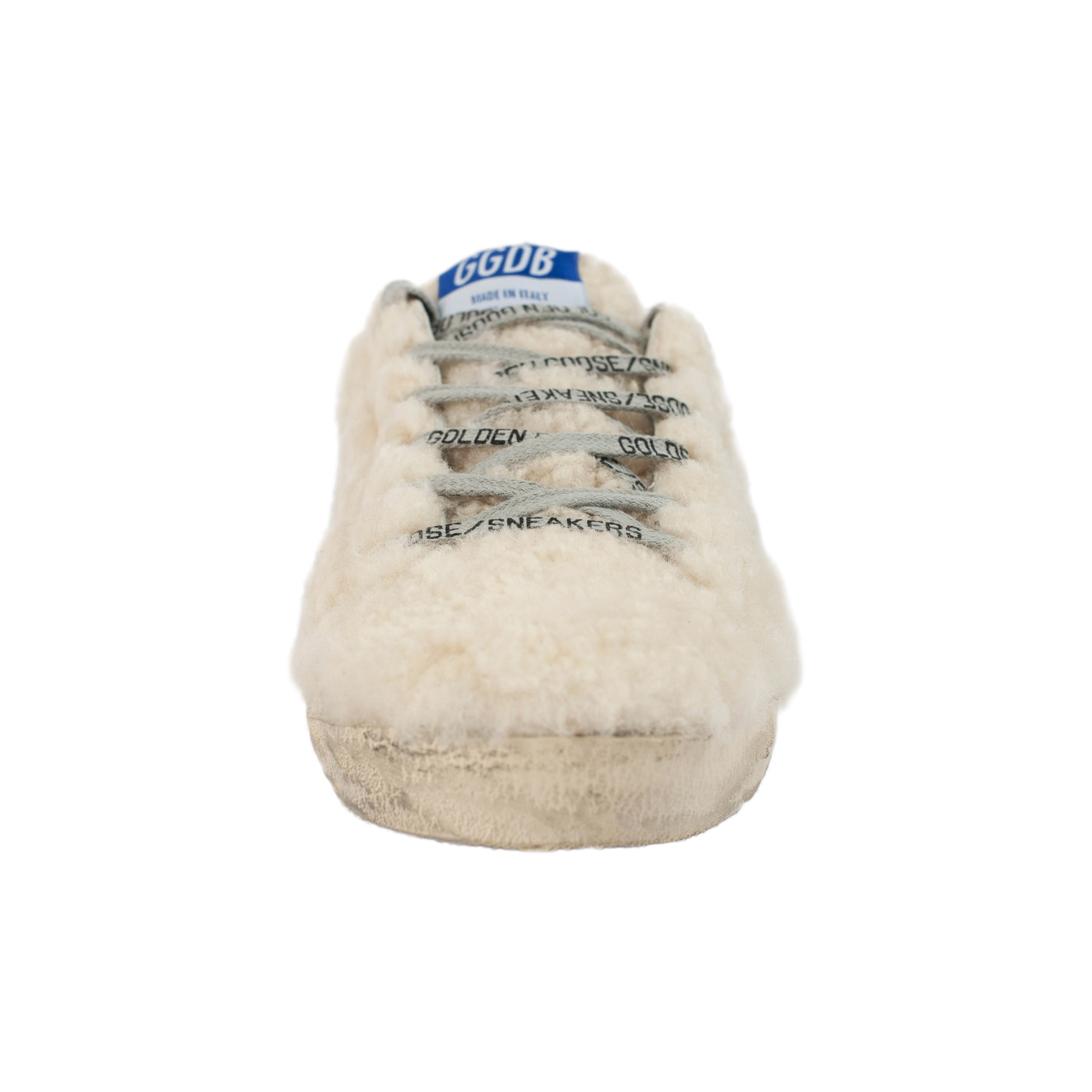 Golden Goose Sabot Natural Shearling Sneaker  in Beige