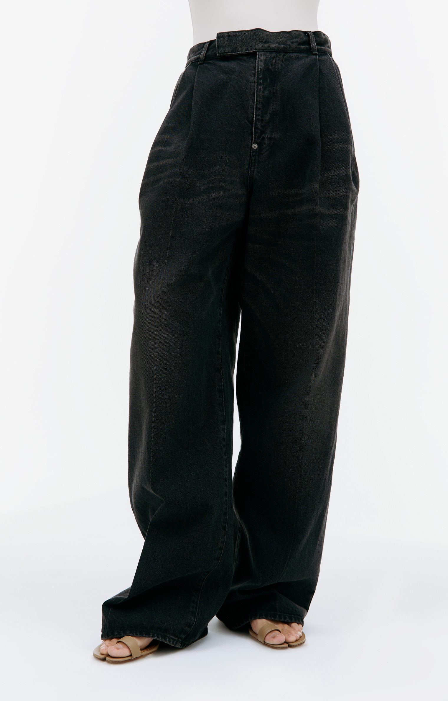 Undercover Black wide-leg jeans