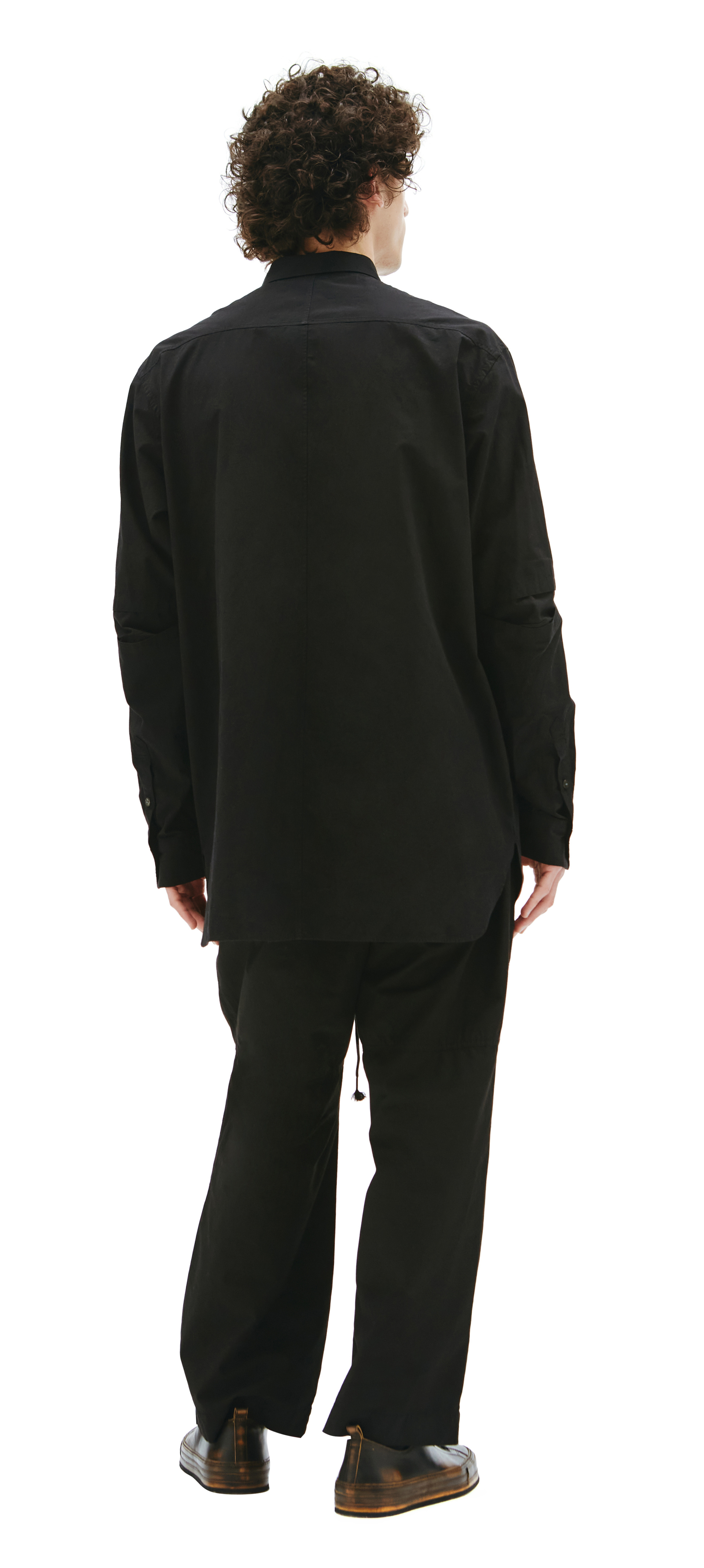 The Viridi-Anne Black cotton shirt