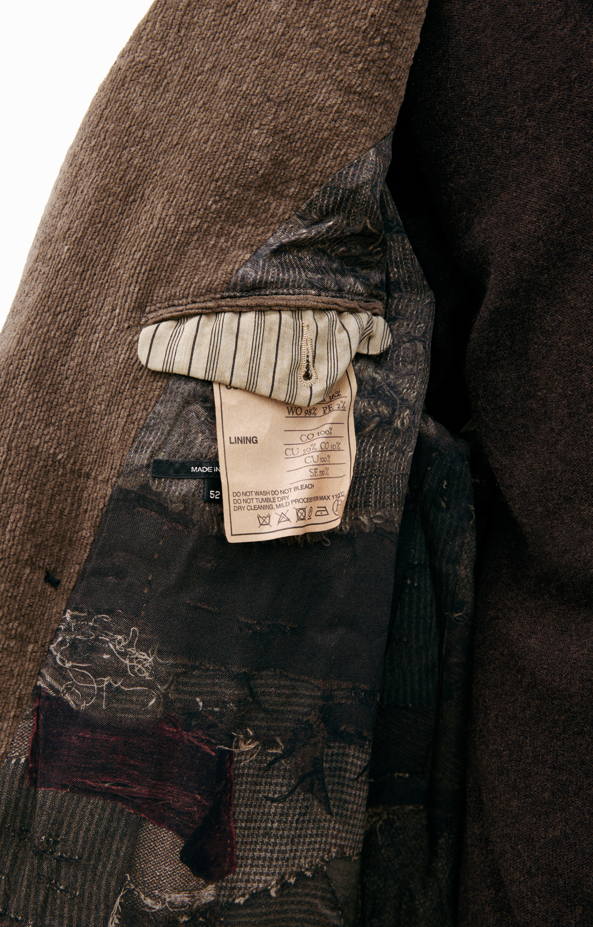 Ziggy Chen Doublet Breasted Cotton & Linen Coat