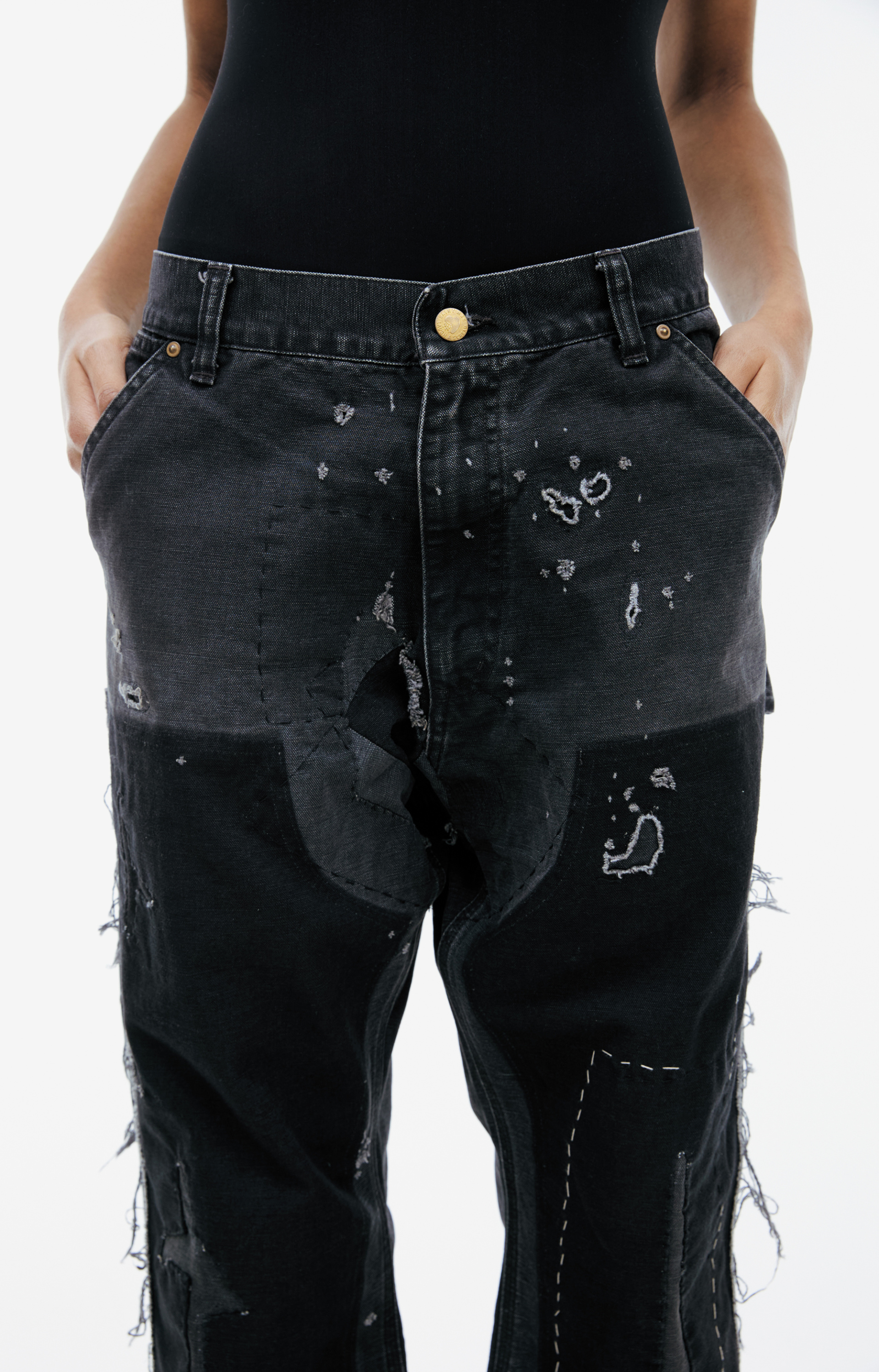 Saint Mxxxxxx Jeans with patches