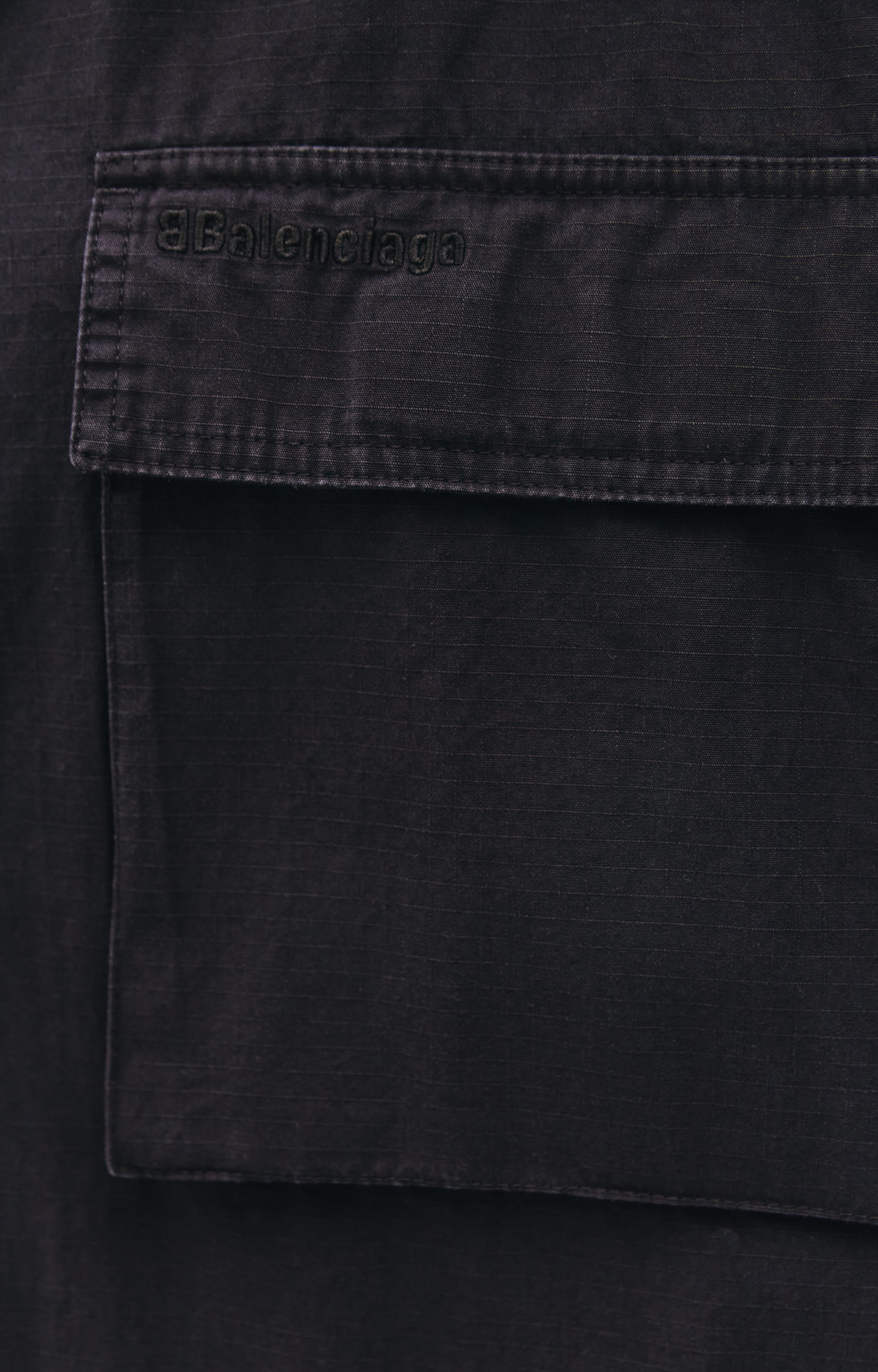 Balenciaga Рубашка из хлопка с накладными карманами