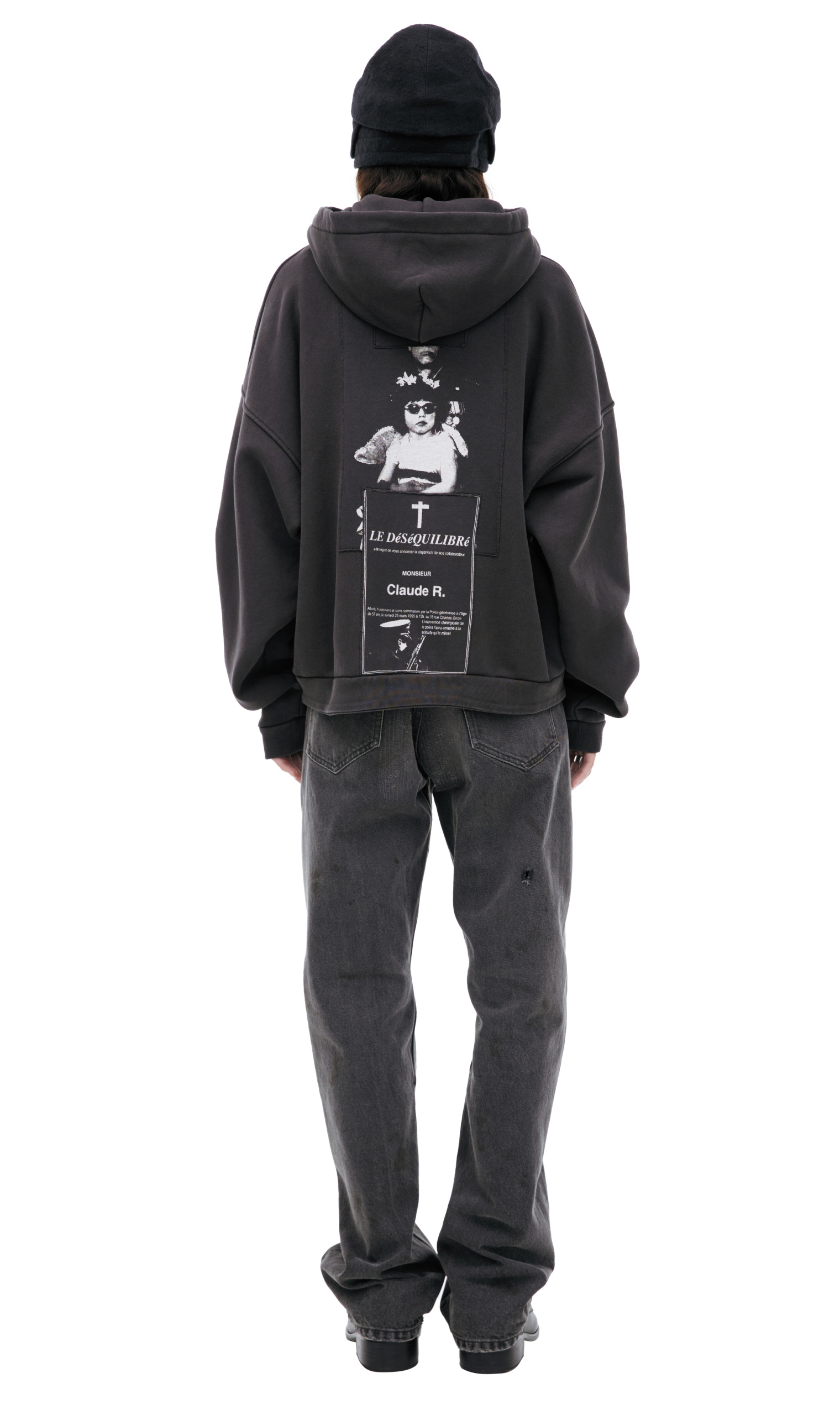 Buy Enfants Riches Déprimés women russian chorus zip hoodie faded
