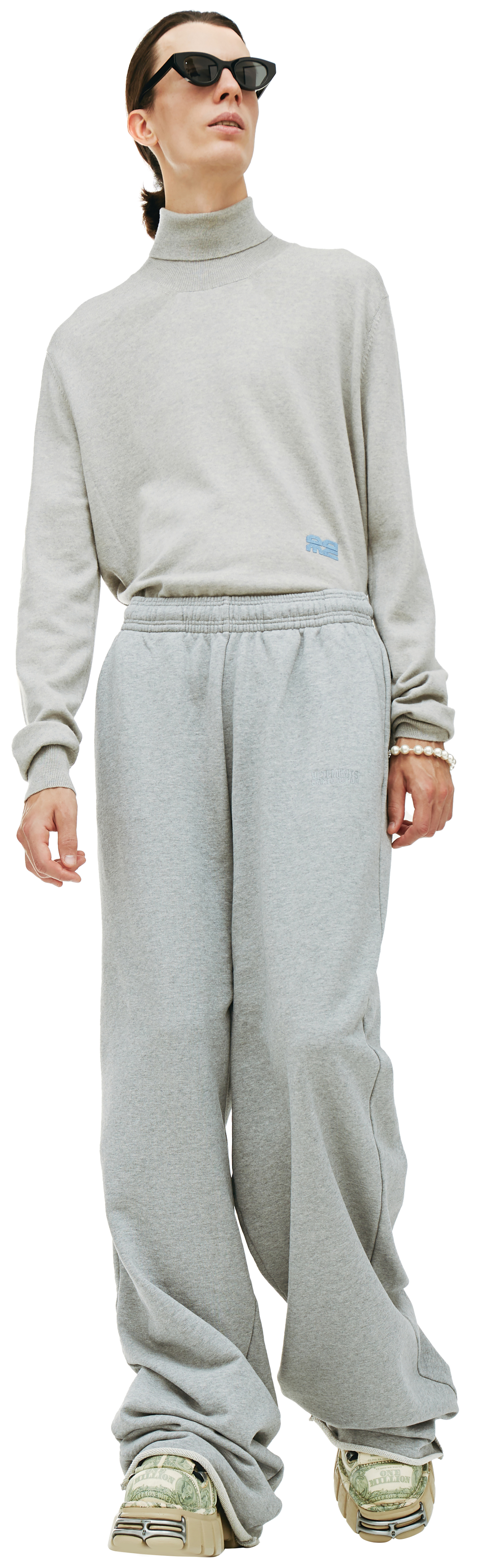 VETEMENTS Extra long wide sweatpants