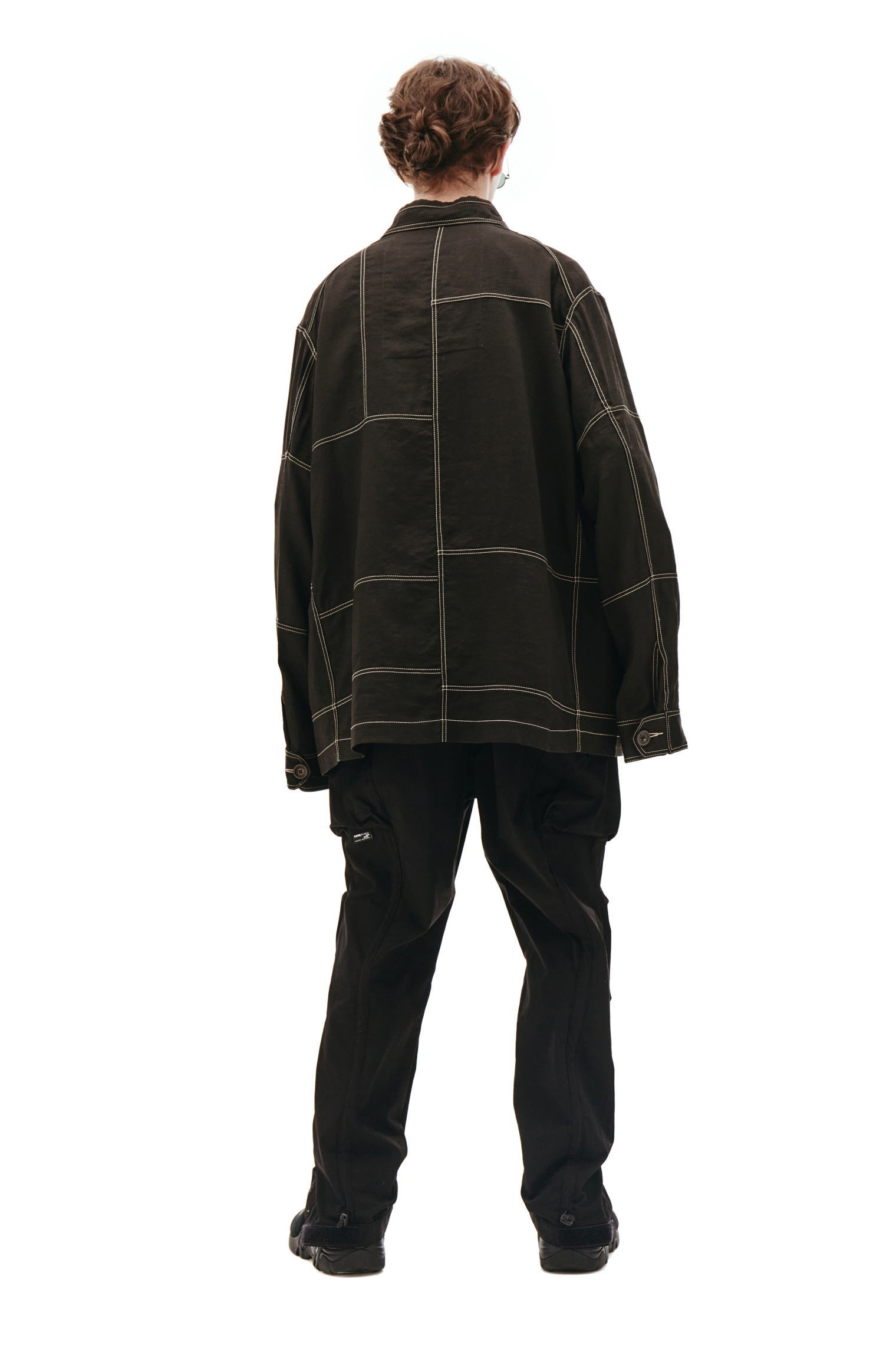 Ziggy Chen Contrast-stitching Denim Jacket