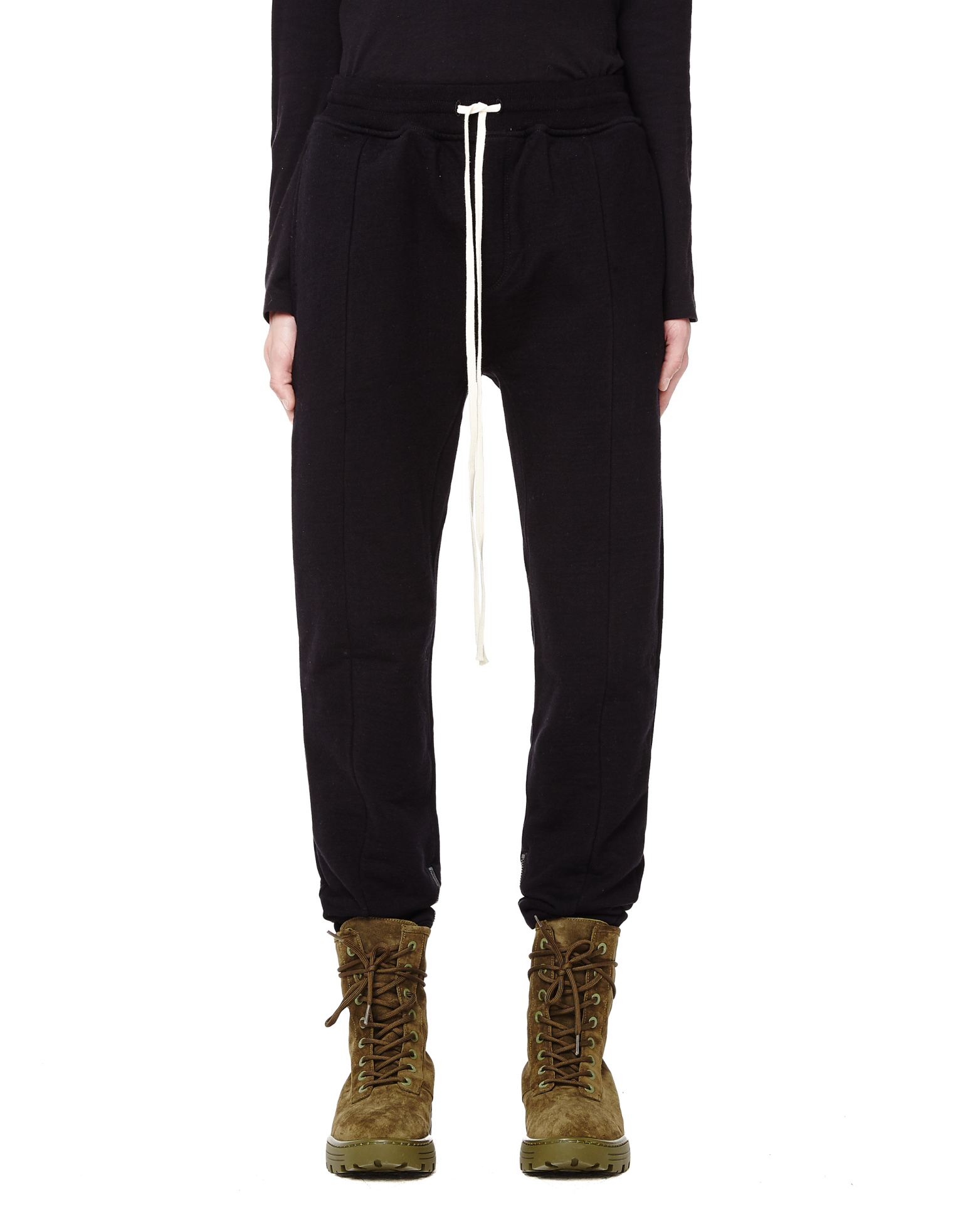 Fear of God Black Cotton Drawstring Pants