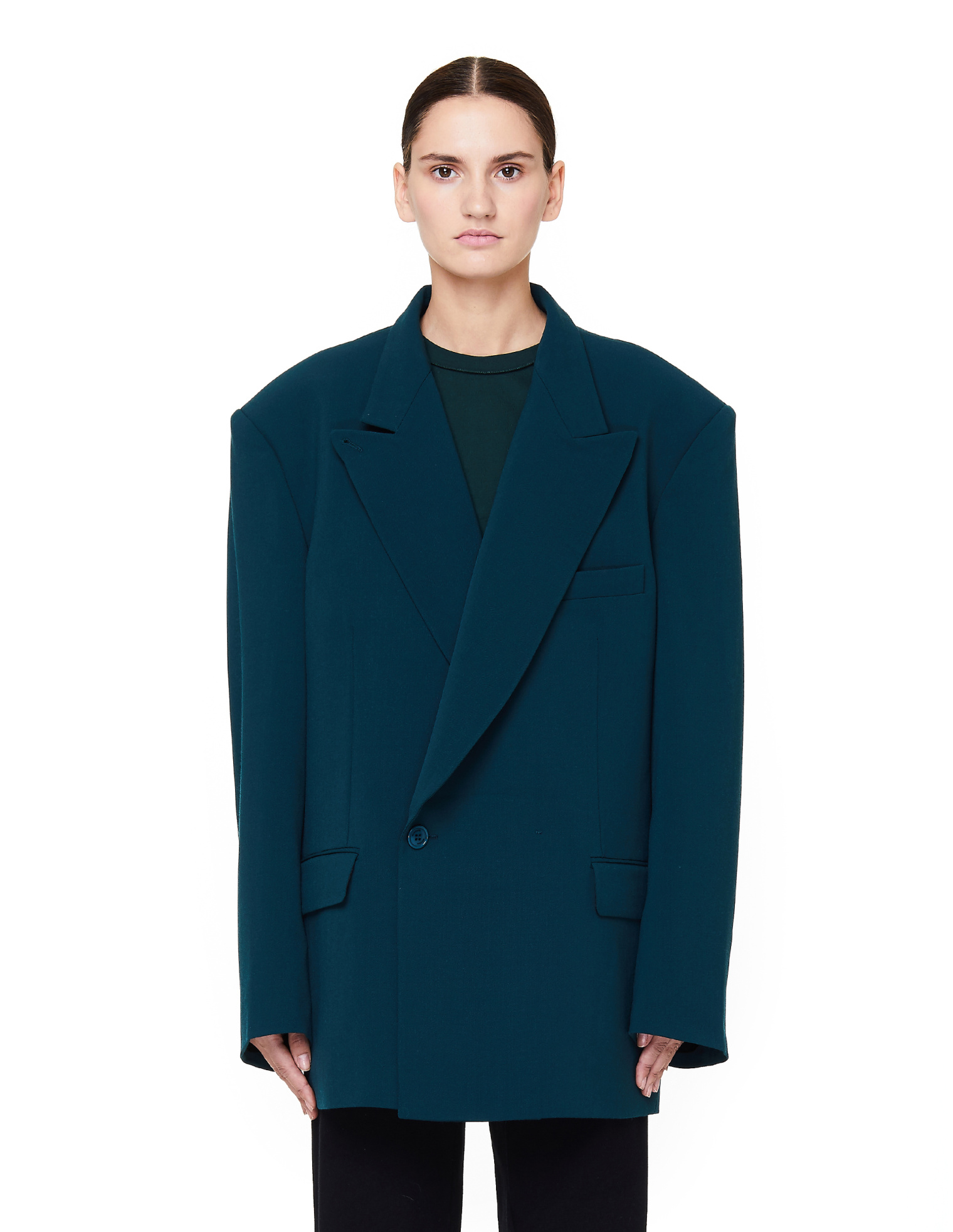 VETEMENTS Зеленый жакет из шерстяного микса
