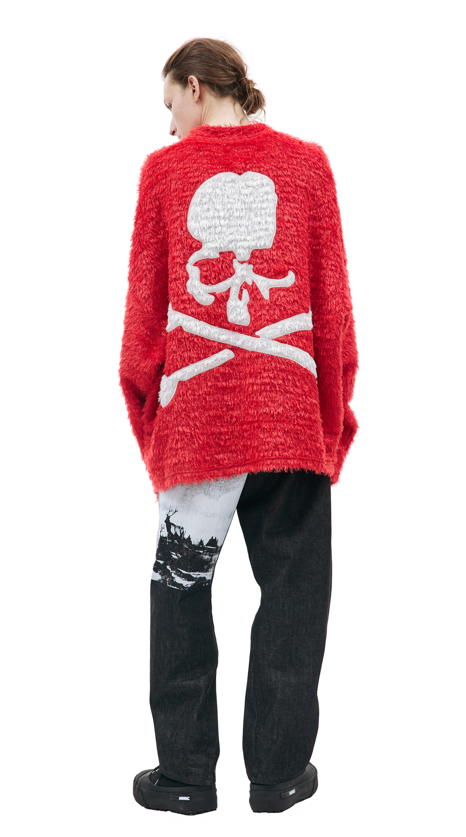 Mastermind WORLD Logo shaggy sweater