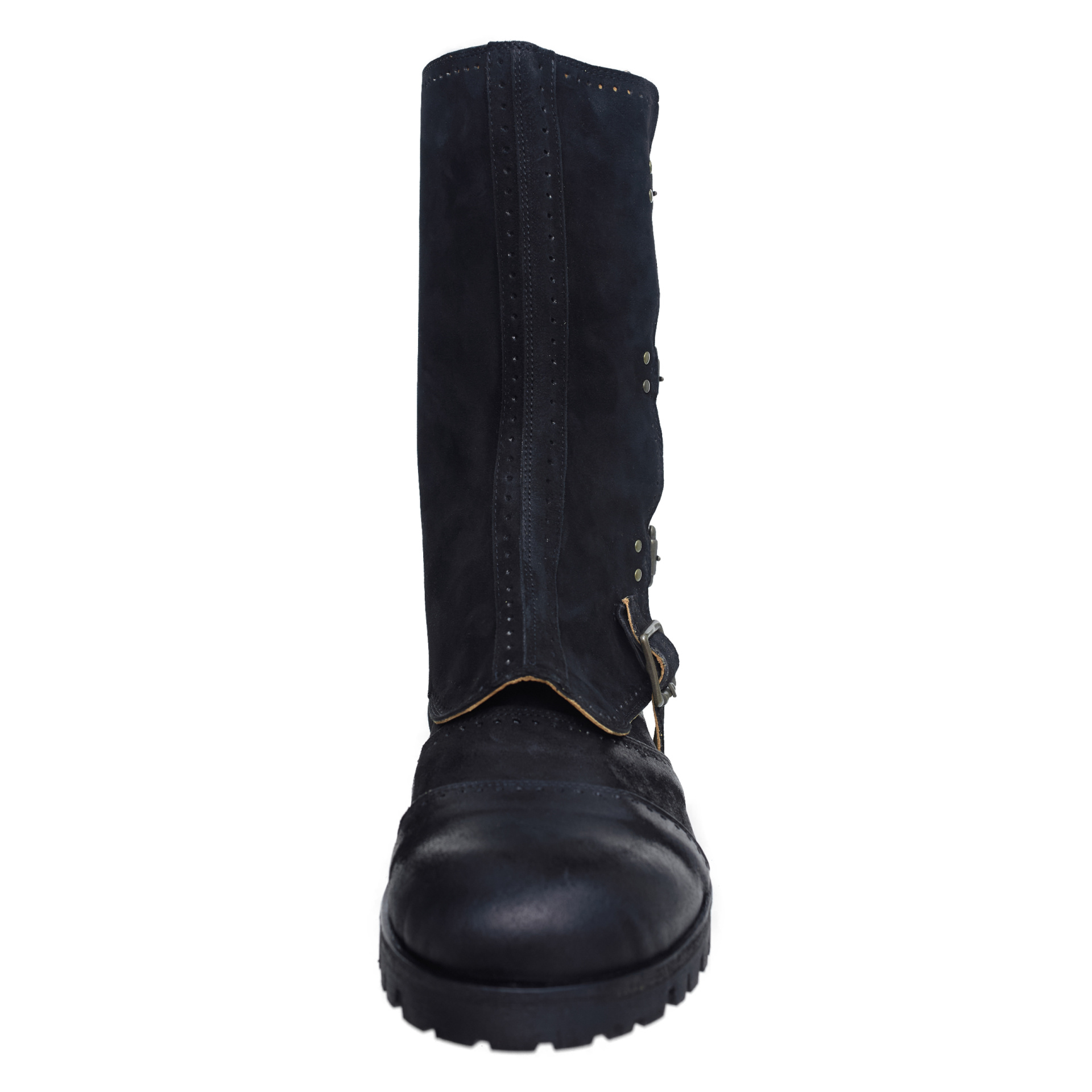Ziggy Chen Leather boots with panels