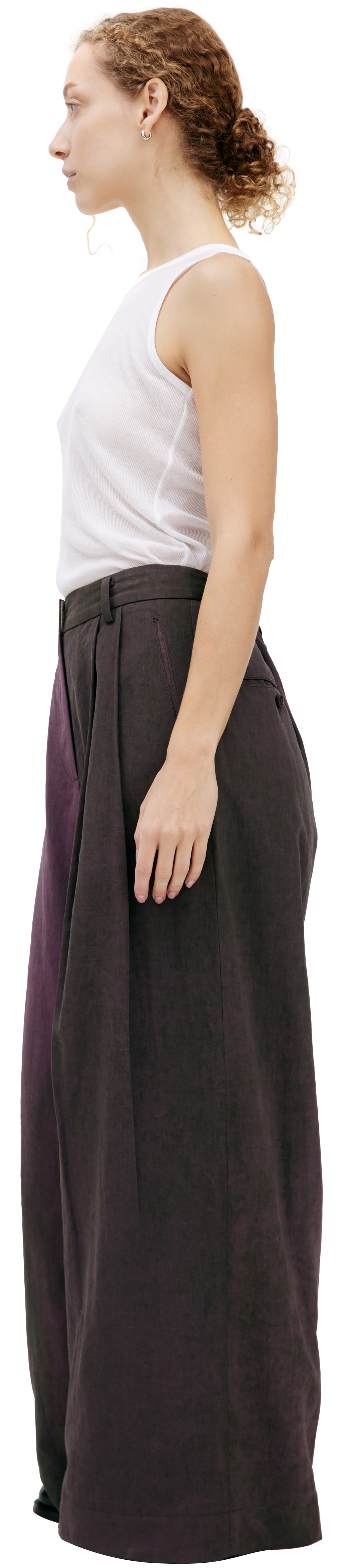 Ziggy Chen Straight trousers with tucks