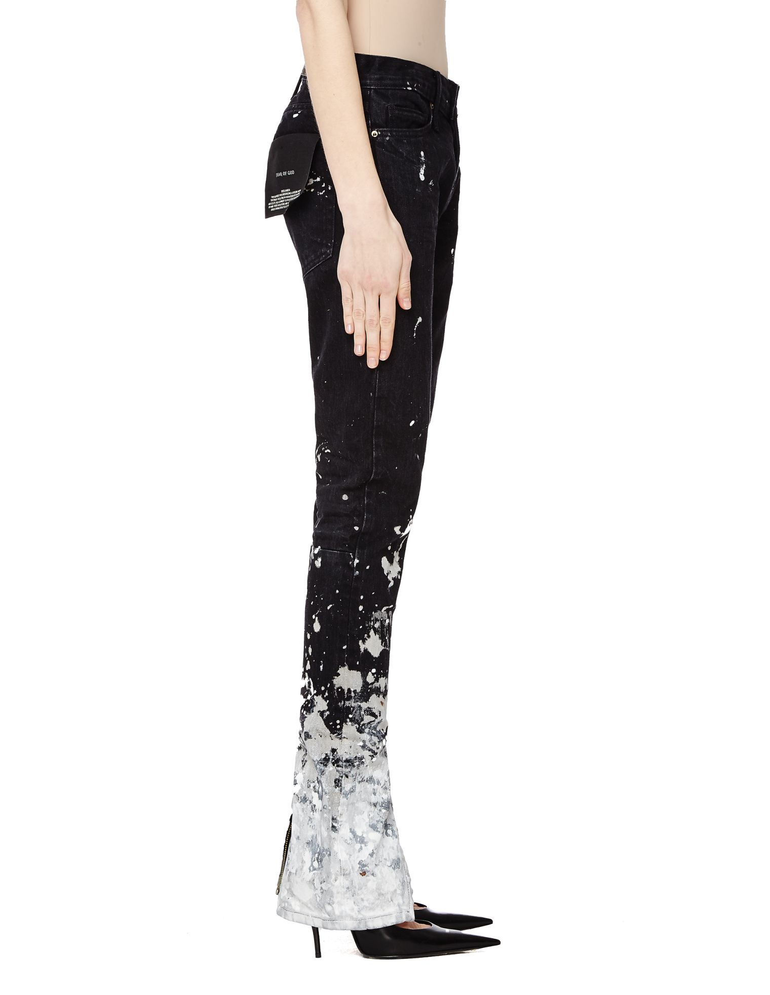 Fear of God Black Selvedge Denim Painters Jeans