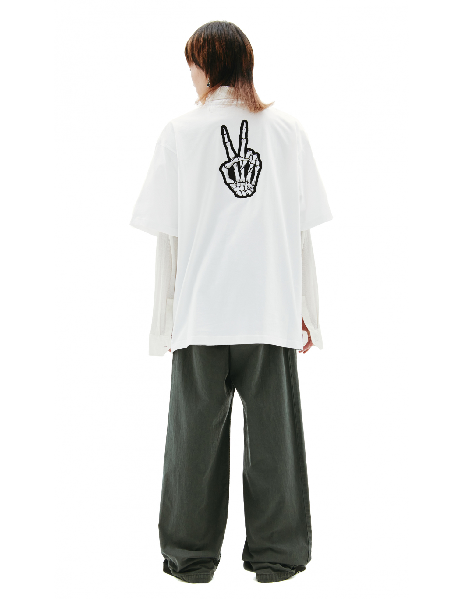 Balenciaga White Cotton T-shirt