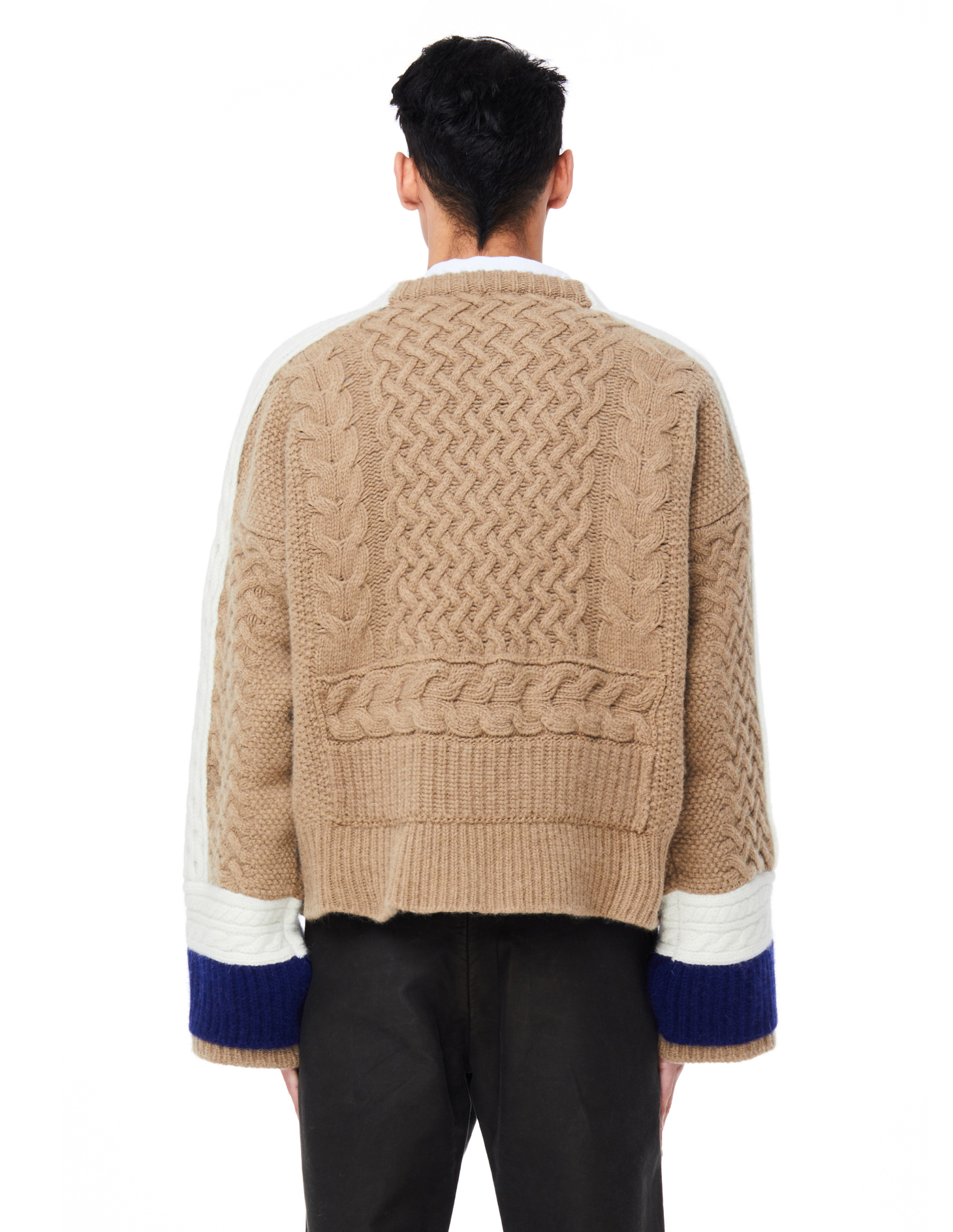 Haider Ackermann Angora Wool Mix Beige Sweater