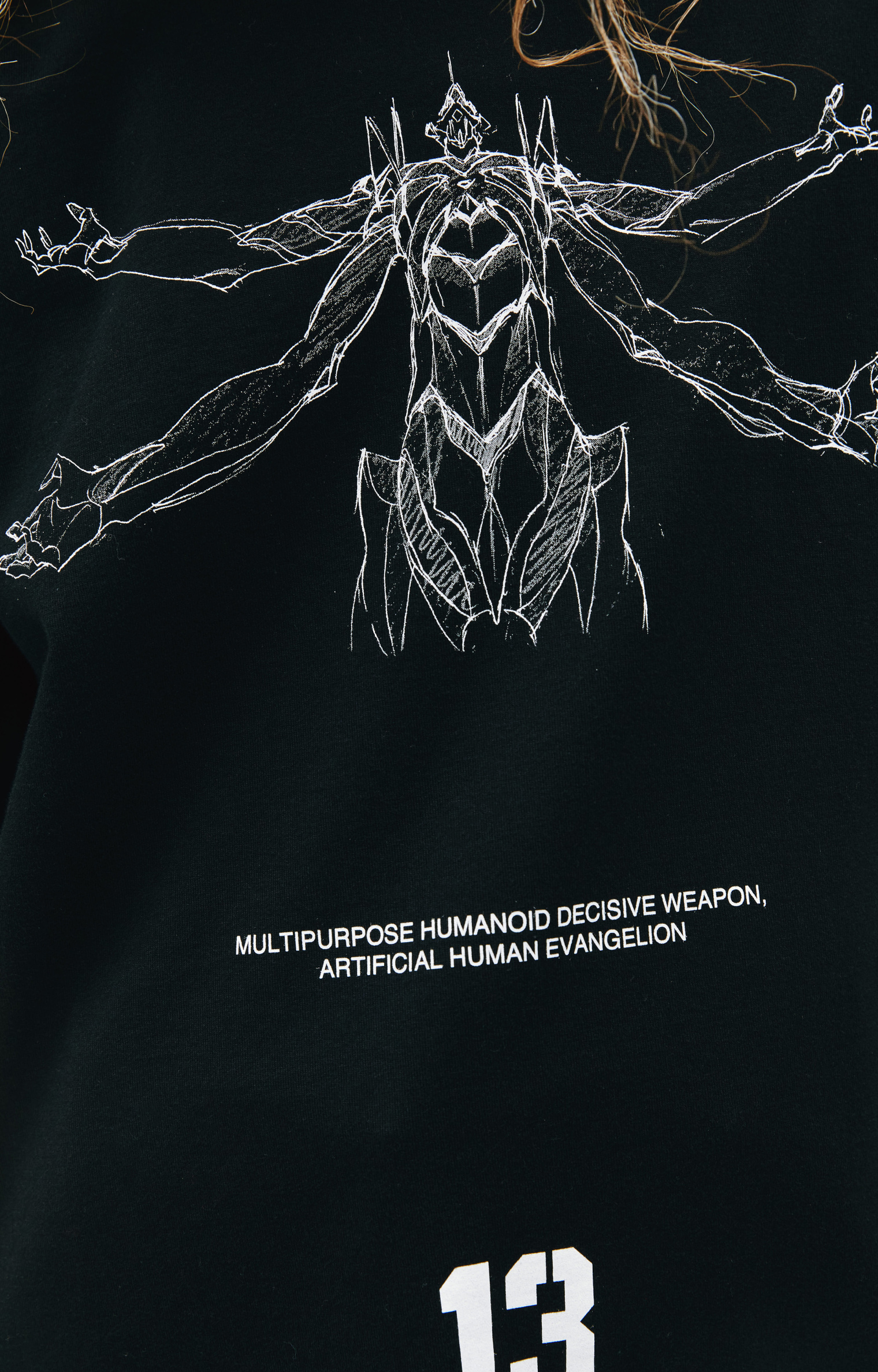 Undercover Black t-shirt Eva Unit 02