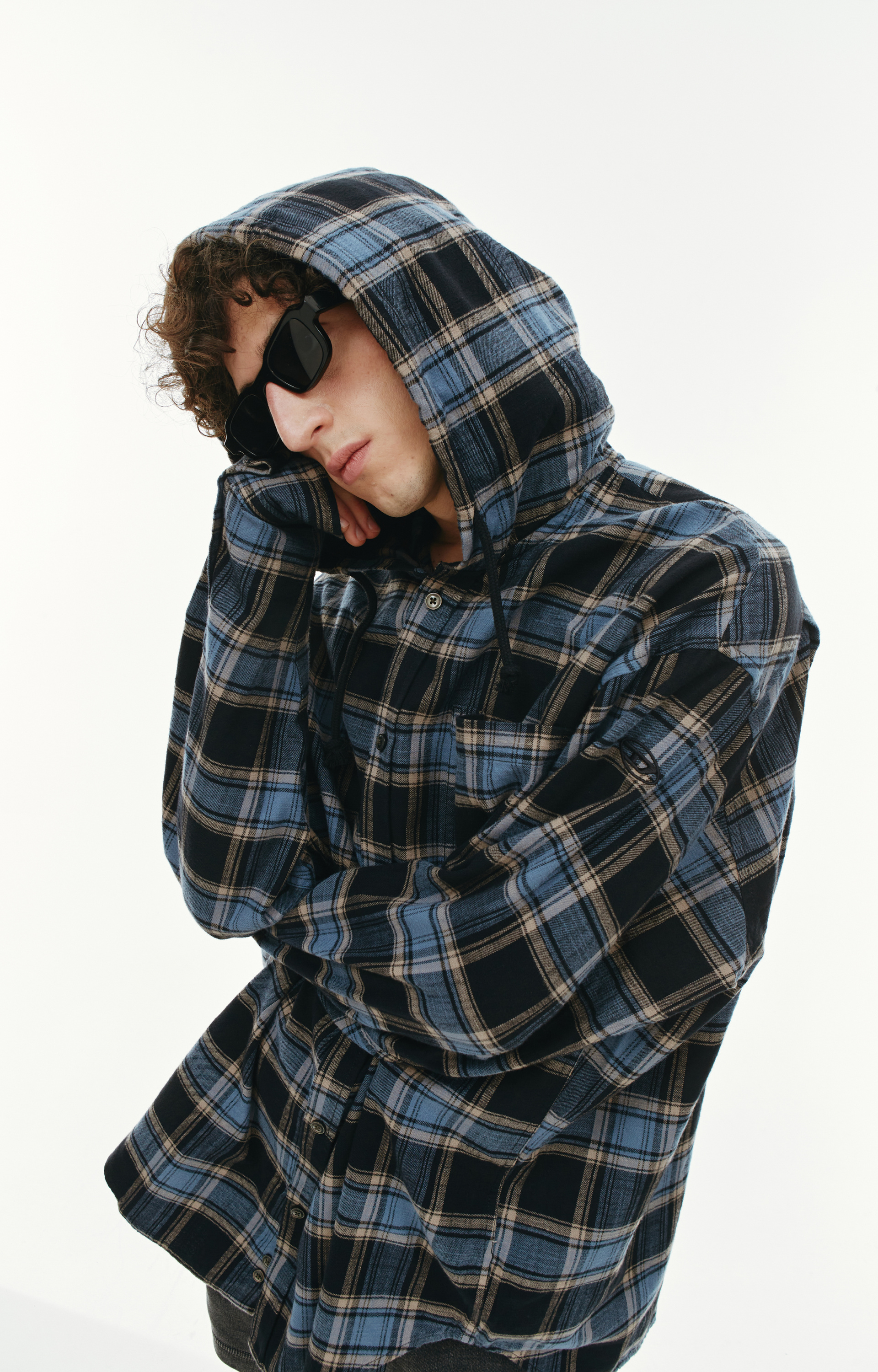 Diesel S-DEWNY checked shirt