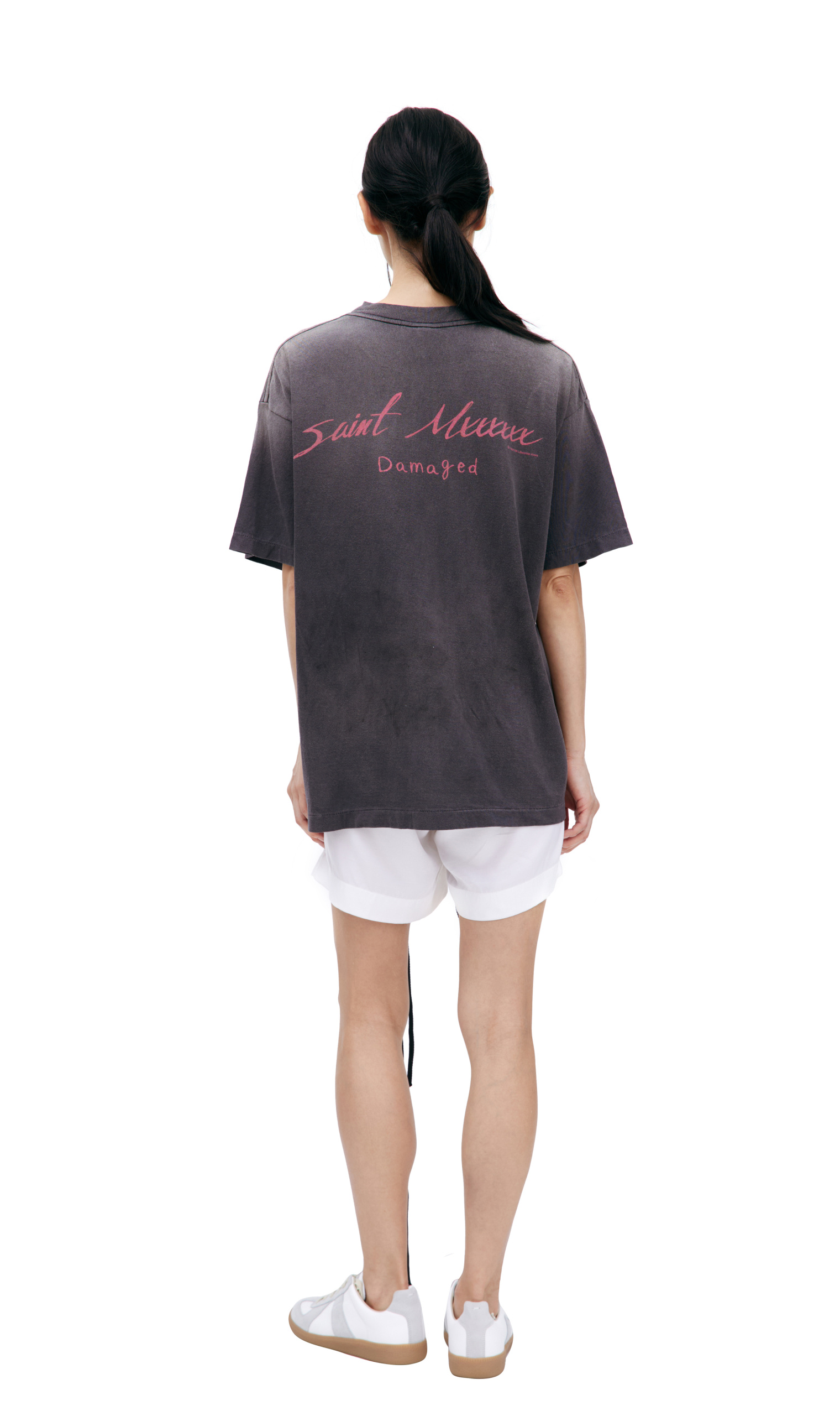 Saint Mxxxxxx Grey cotton T-shirt