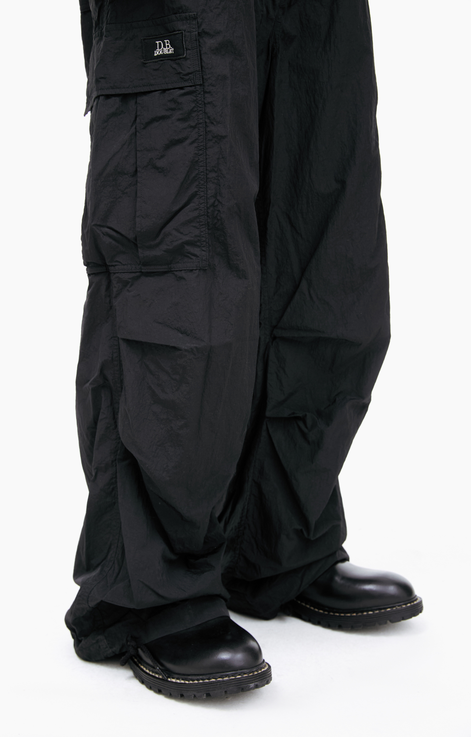 Doublet Black nylon trousers