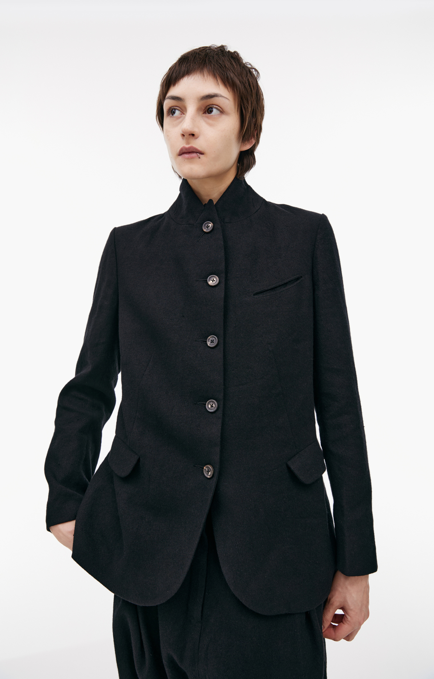 Ziggy Chen High collar jacket