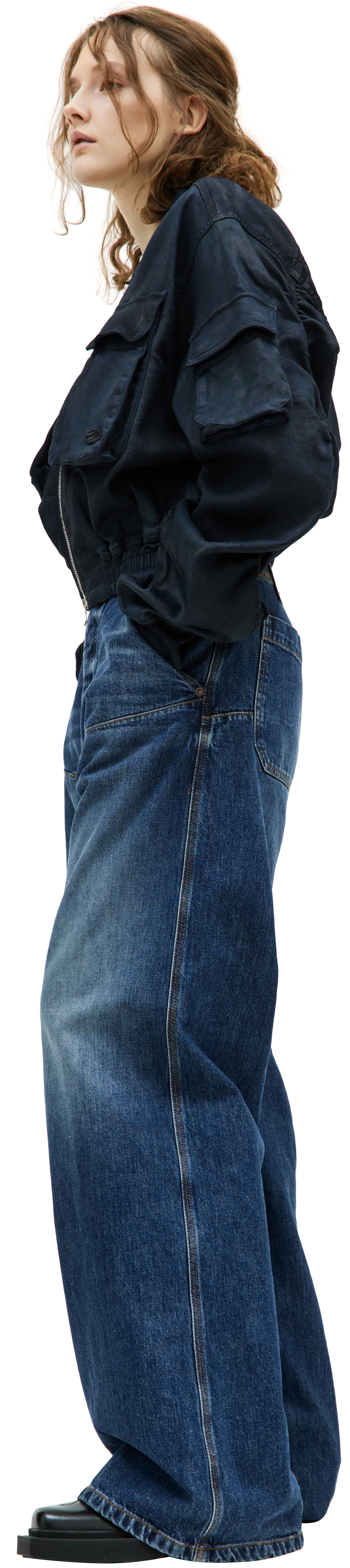 Diesel D-Sire wide-leg jeans