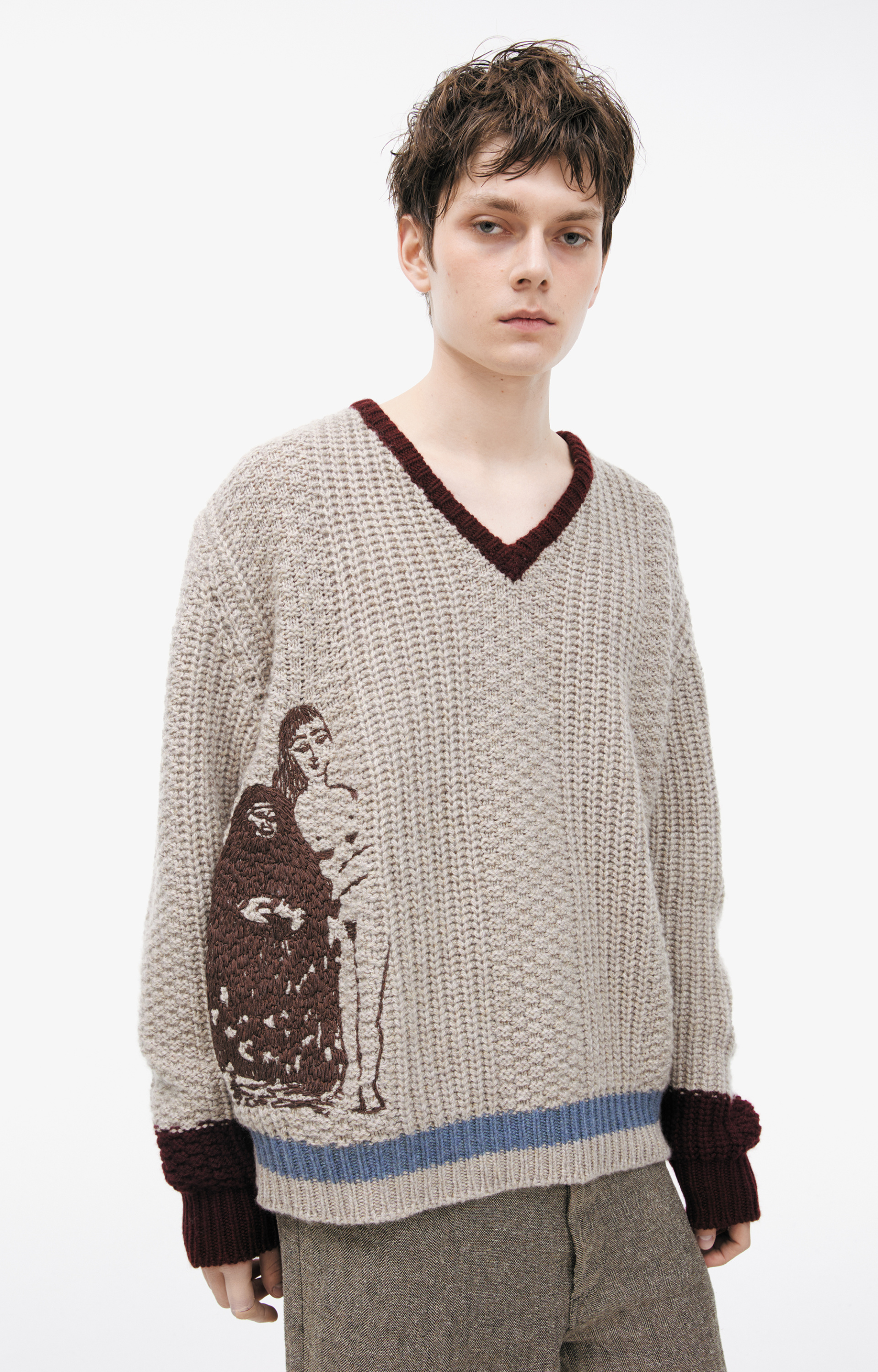 Enfants Riches Déprimés Cashmere V-Neck Sweater