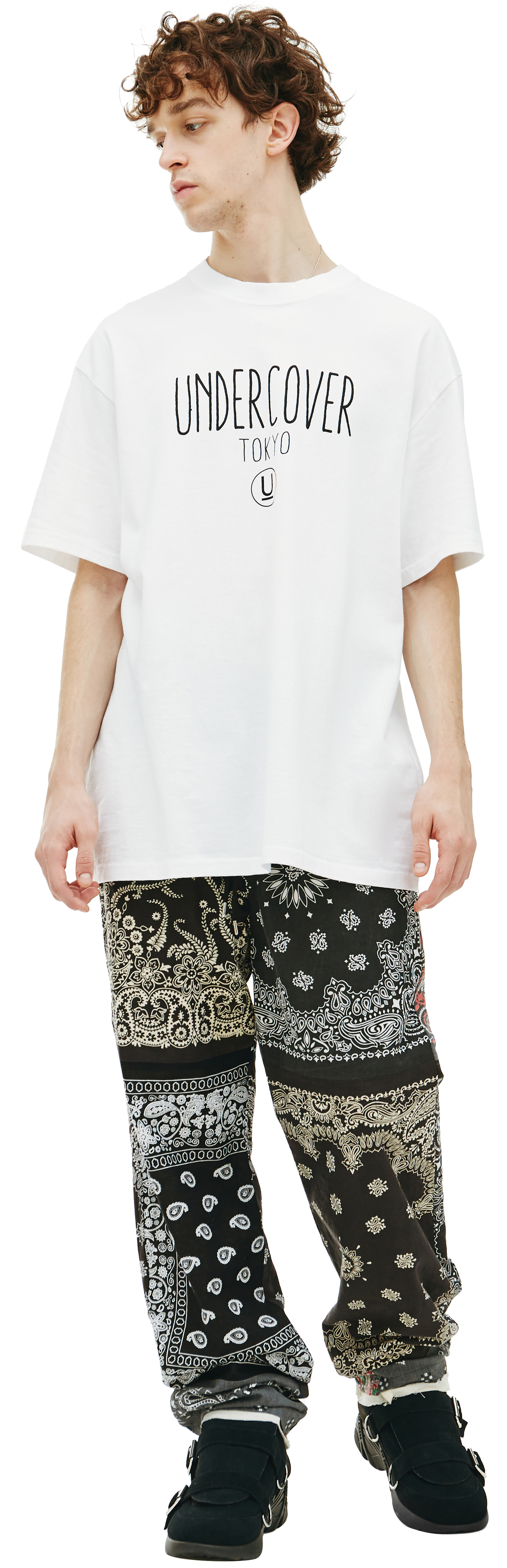 Undercover White logo t-shirt