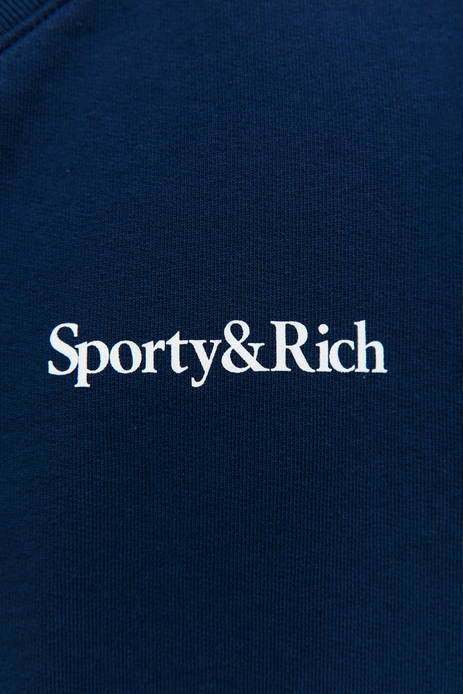 SPORTY & RICH Синий жилет с логотипом