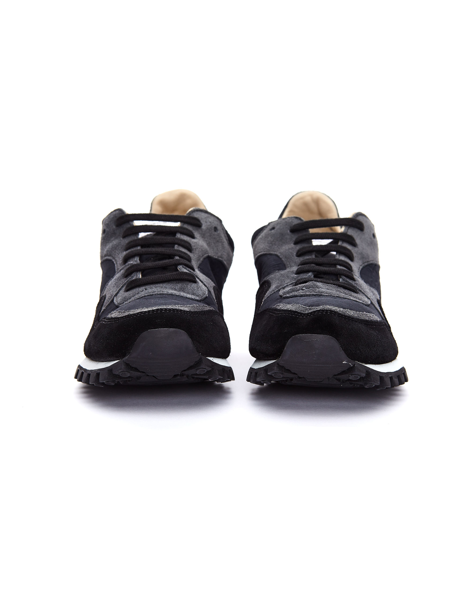 Spalwart Black & Grey Marathon Trail Low Sneakers