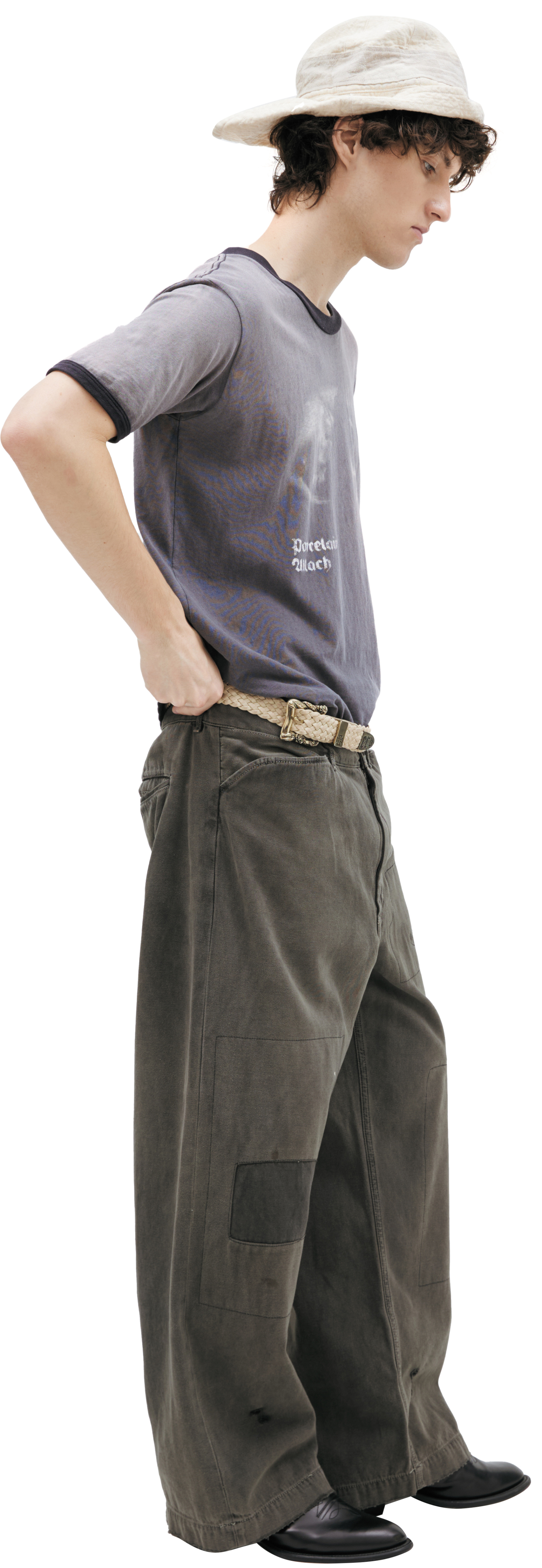 Enfants Riches Déprimés Cotton jeans with patches