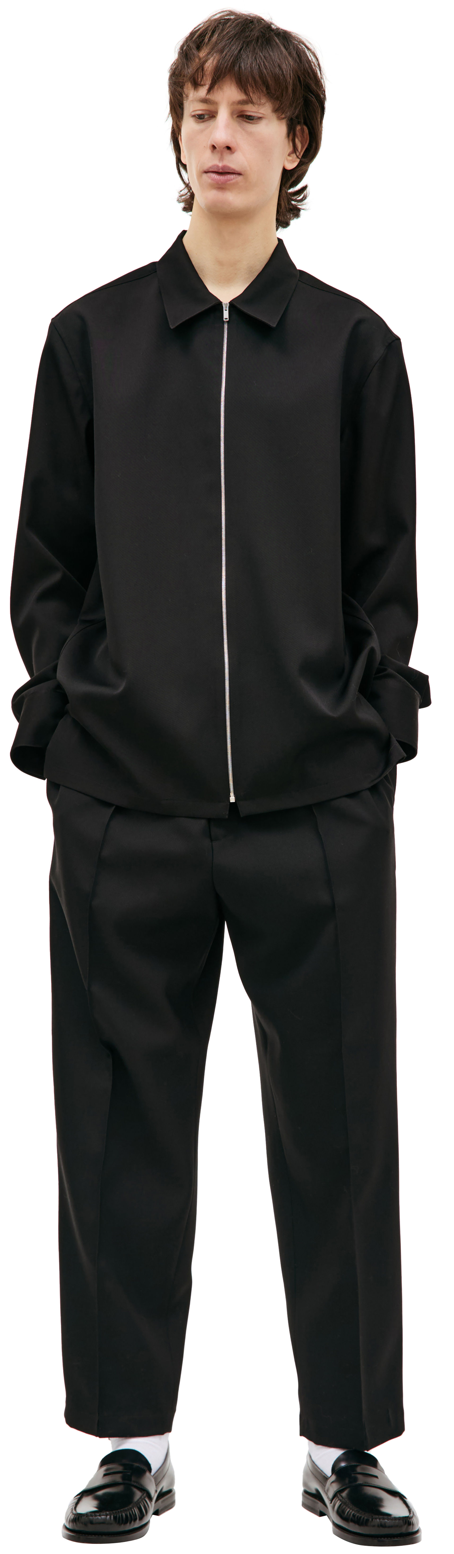 Jil Sander Zip up wool shirt