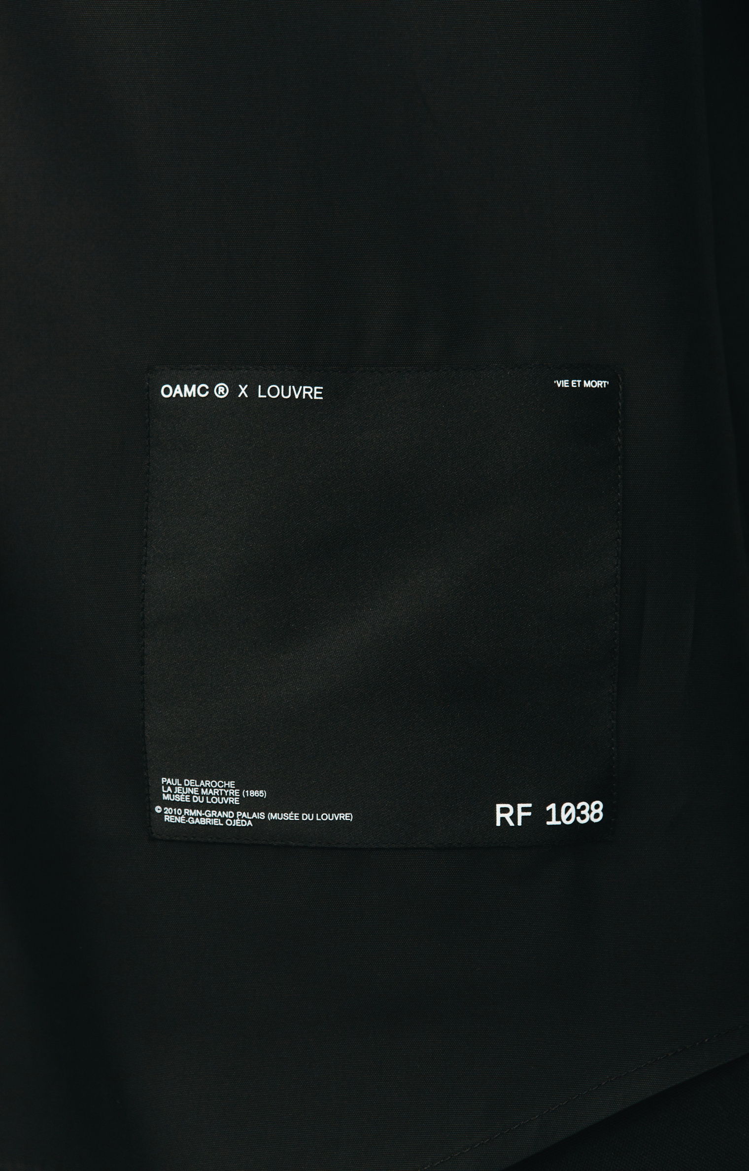 OAMC OAMC x Louvre patch shirt