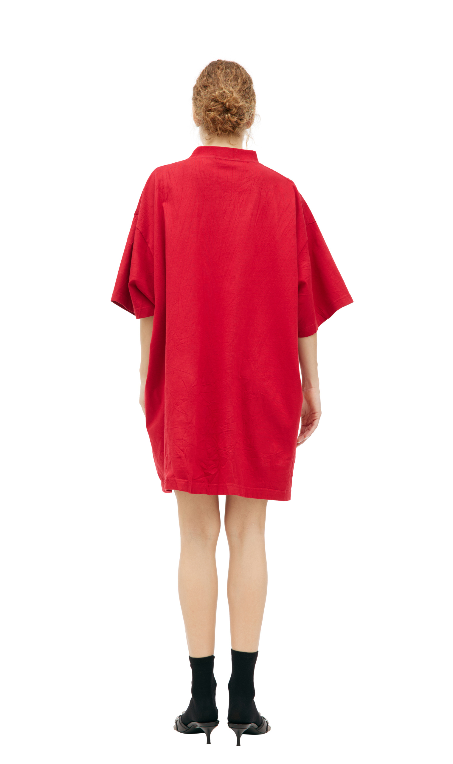 Balenciaga Red oversize T-shirt