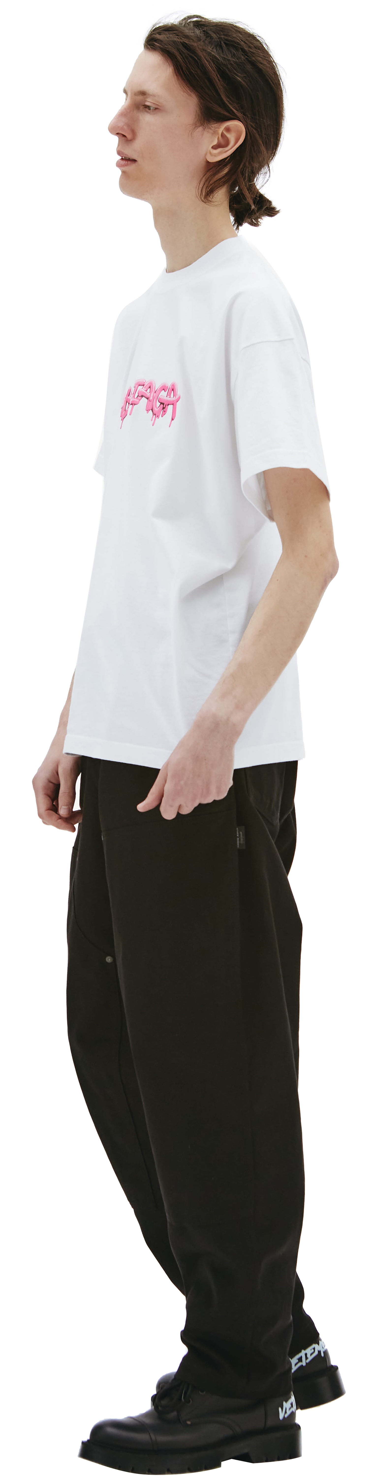 Balenciaga Slime Logo T-Shirt in white
