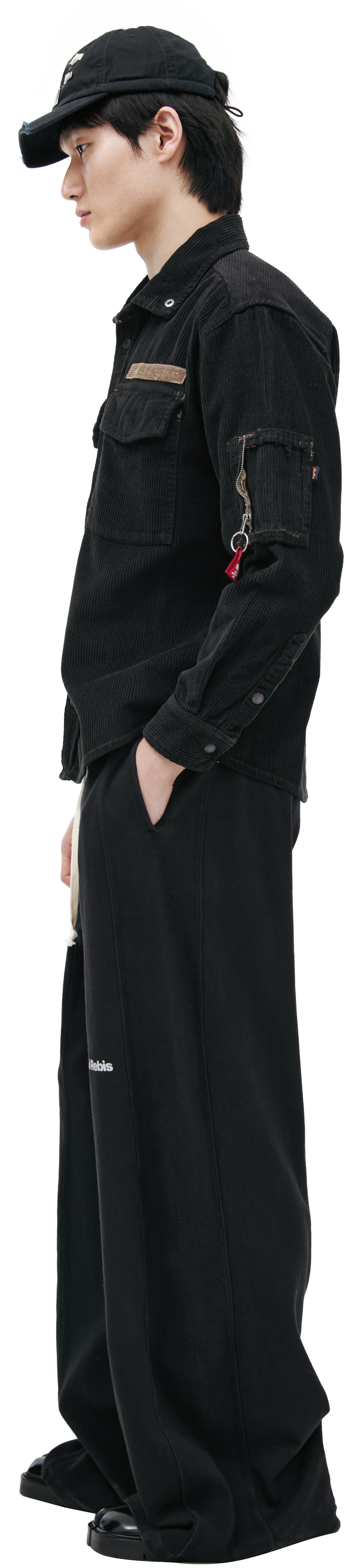 PROTOTYPES Corduroy shirt with patch pockets