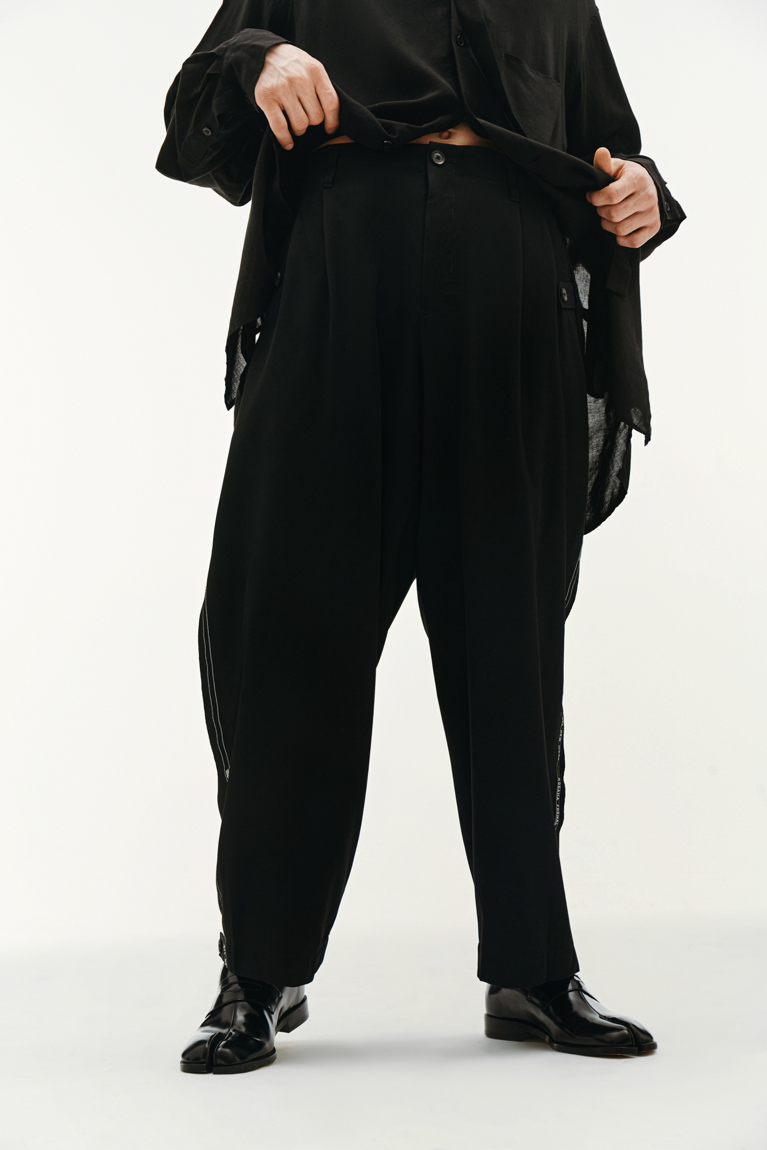 Yohji Yamamoto Wool Oversize Trousers