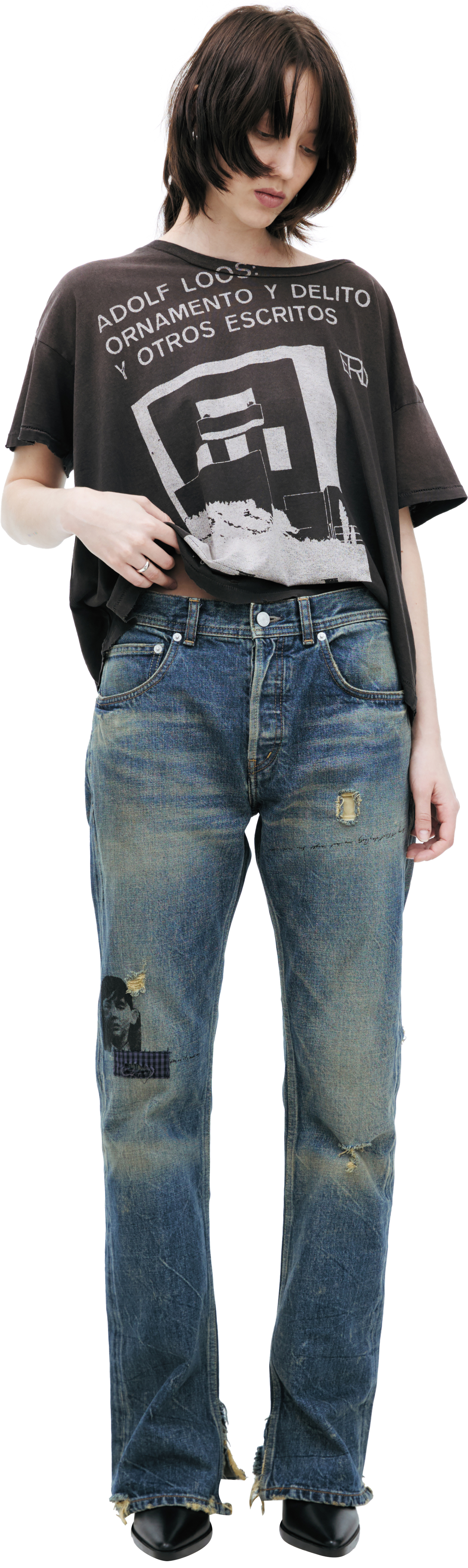 Enfants Riches Déprimés Jeans with patches