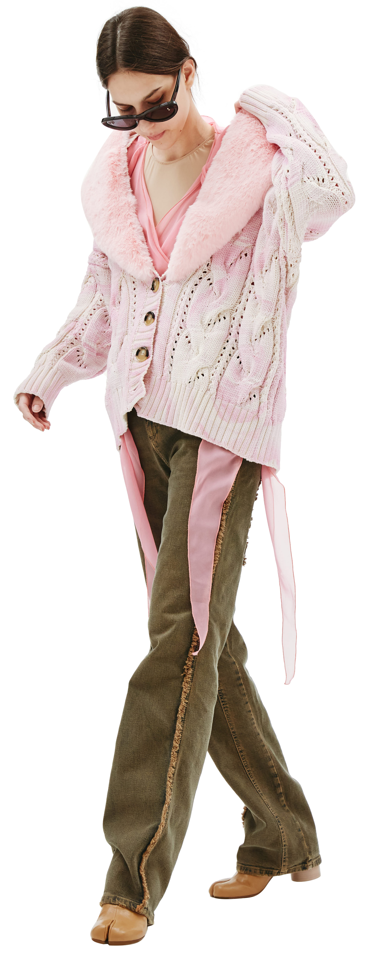 Blumarine Knitted Tai Dai Cardigan