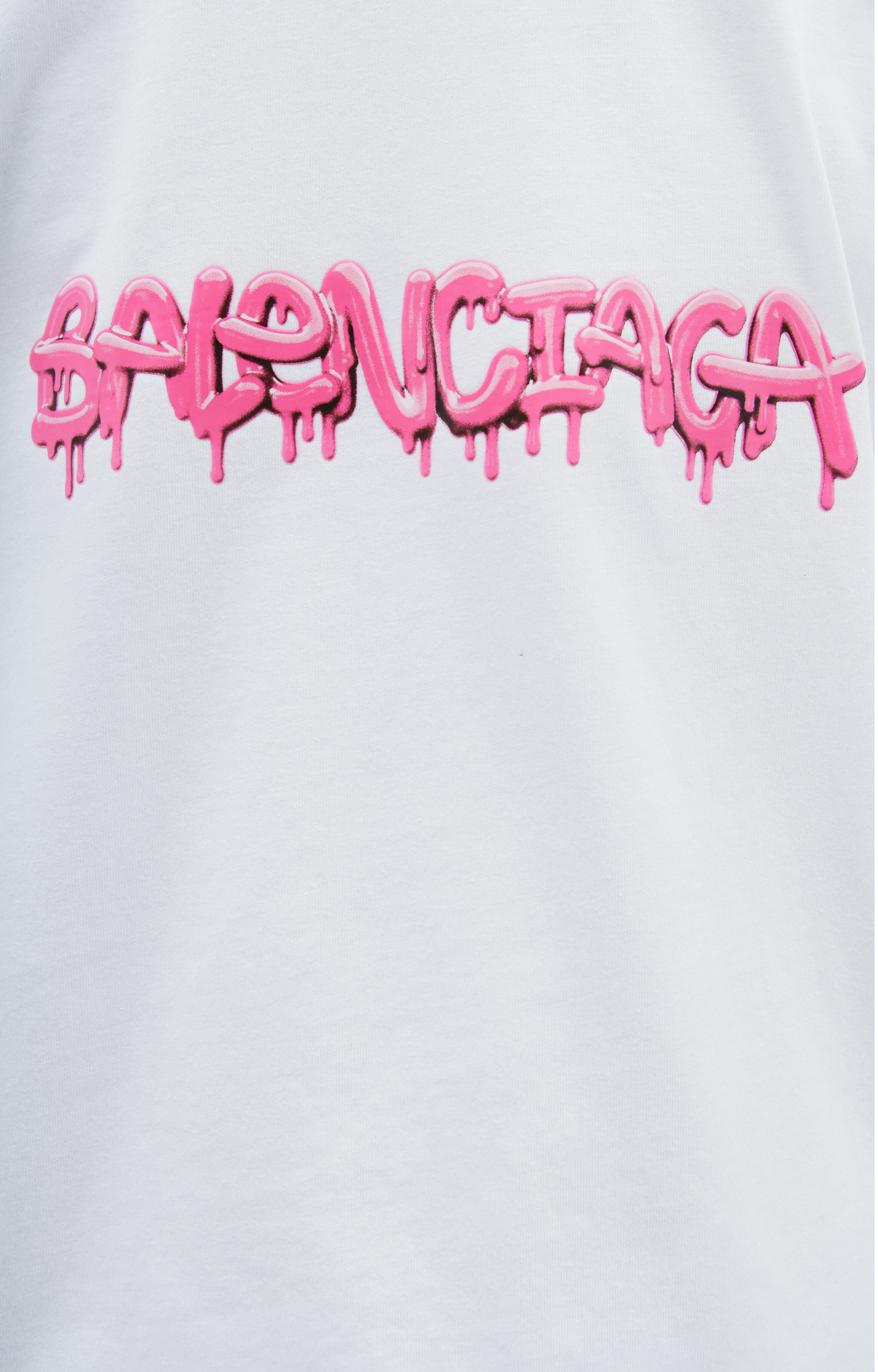 Balenciaga Slime Logo T-Shirt in white